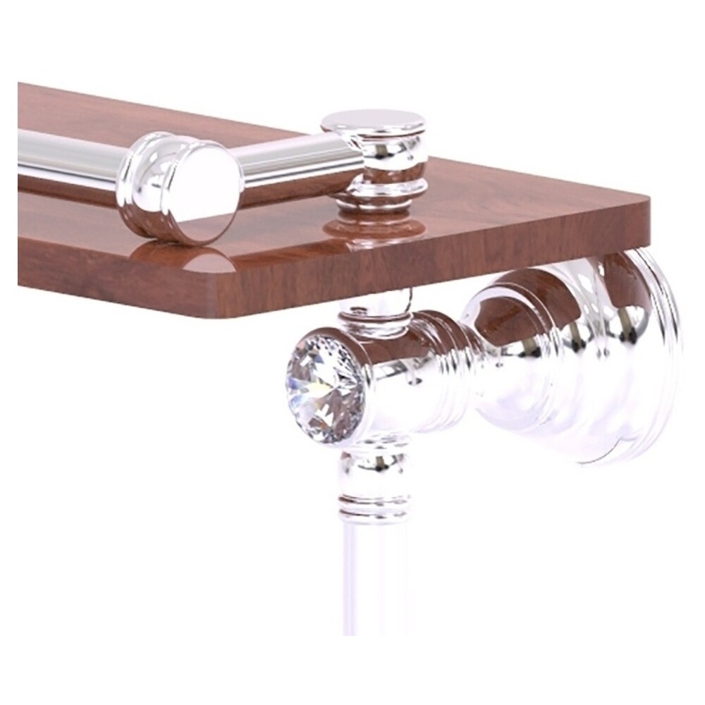 Allied Brass CC-1-22-TB-GL-IW-PC Bathroom-Shelves - View #2