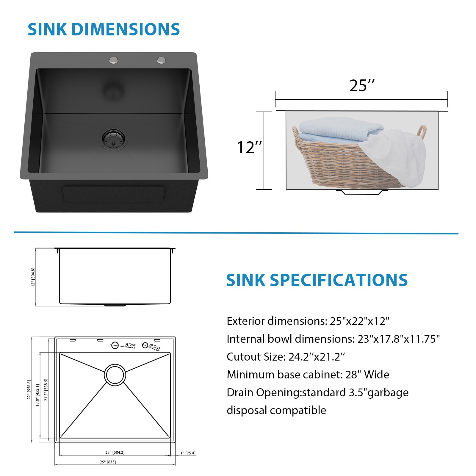 Lordear LD-XYC25TB Kitchen-Sinks - View #8