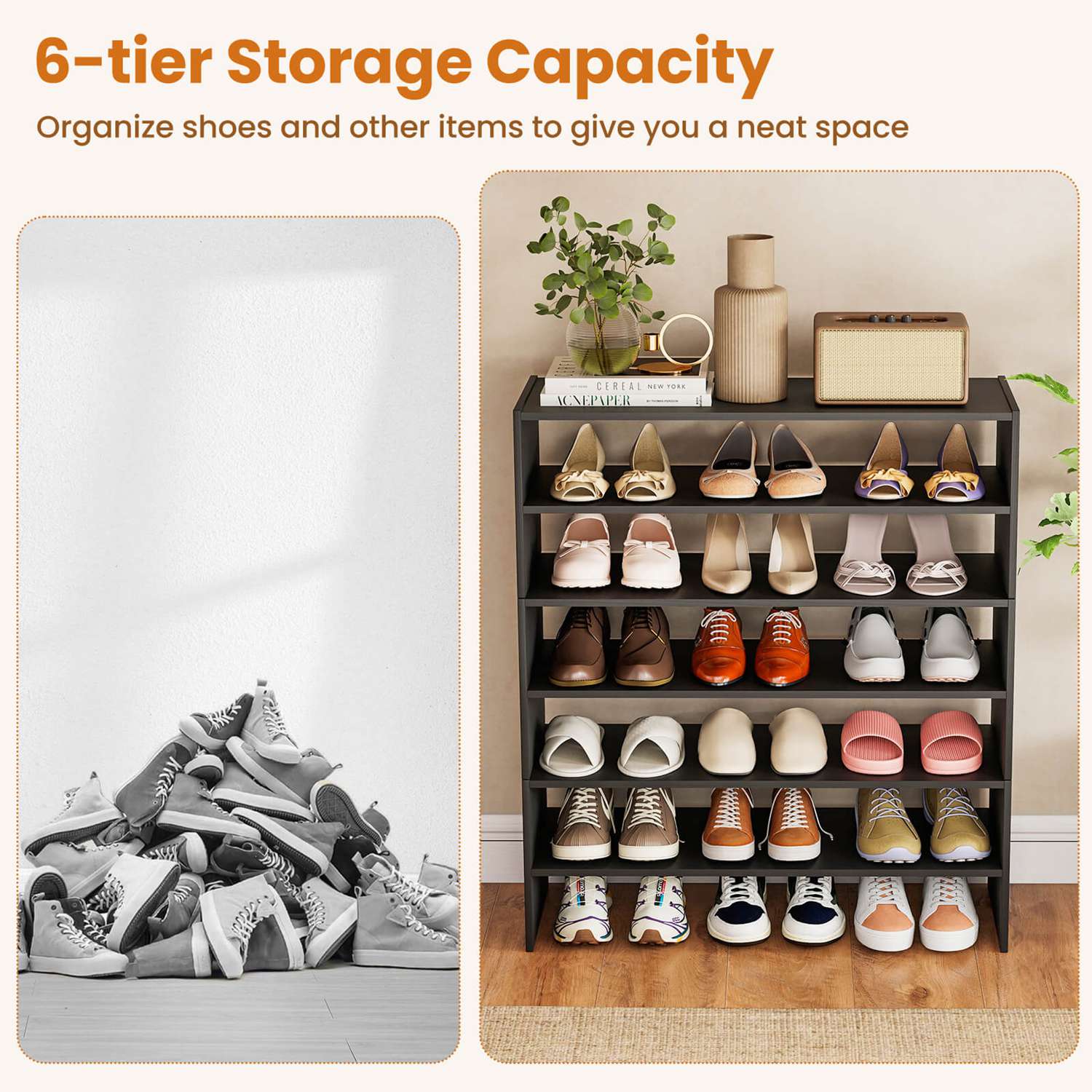 Costway CSHY001649 Shoe-Racks - View #7