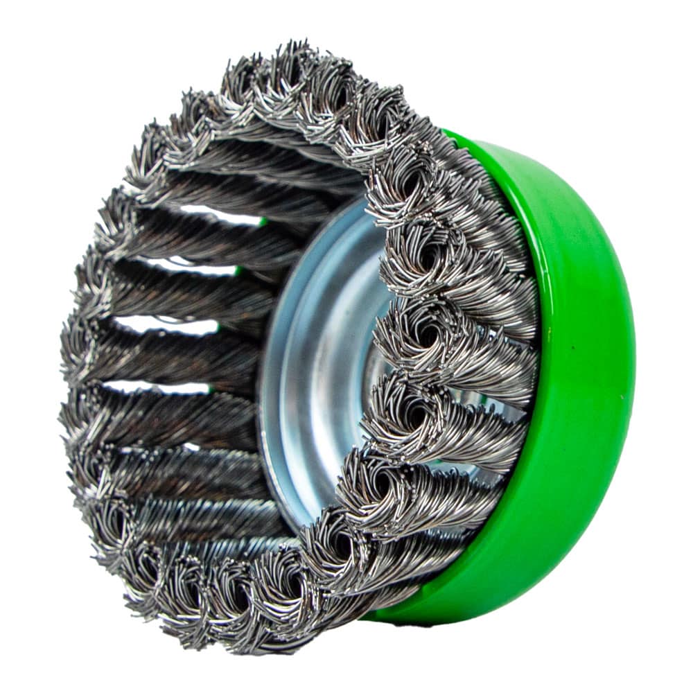 Forney Wire Cup Brush 4-in Coarse Wire Cup Brush 4-in Steel Angle
