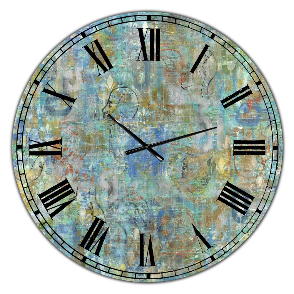 Designart Analog Round Wall Modern Clock in the Clocks department at ...