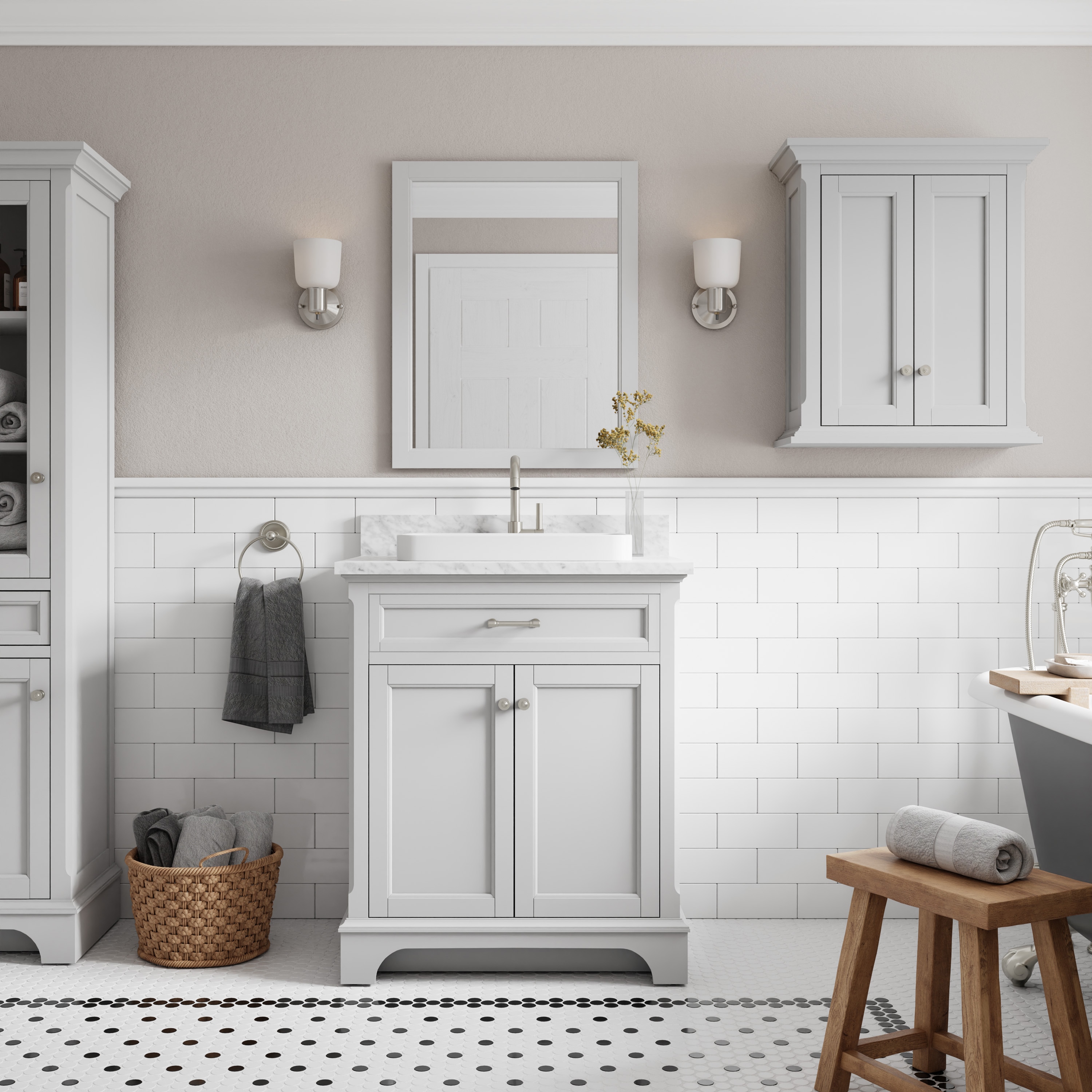 allen + roth 2026WC-24-242 Bathroom-Wall-Cabinets - View #7