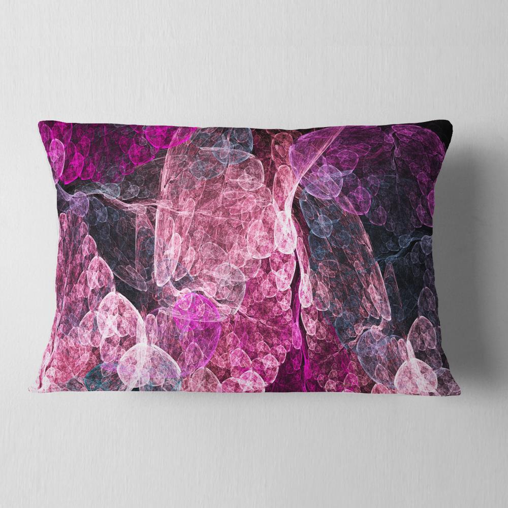 Designart CU16509-12-20 12-in x 20-in Purple Indoor Decorative Pillow