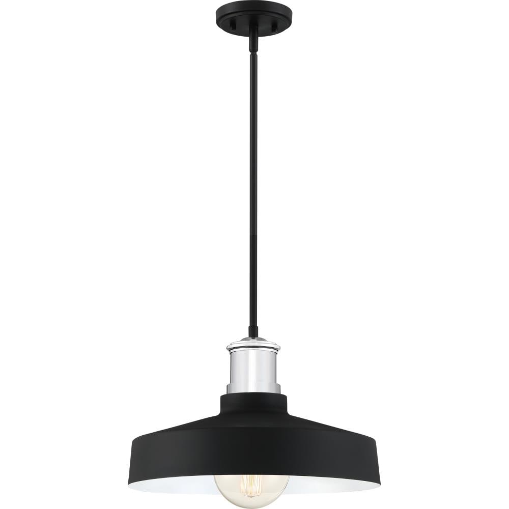 Quoizel Barres Earth Black Transitional Dome Hanging Pendant Light at ...