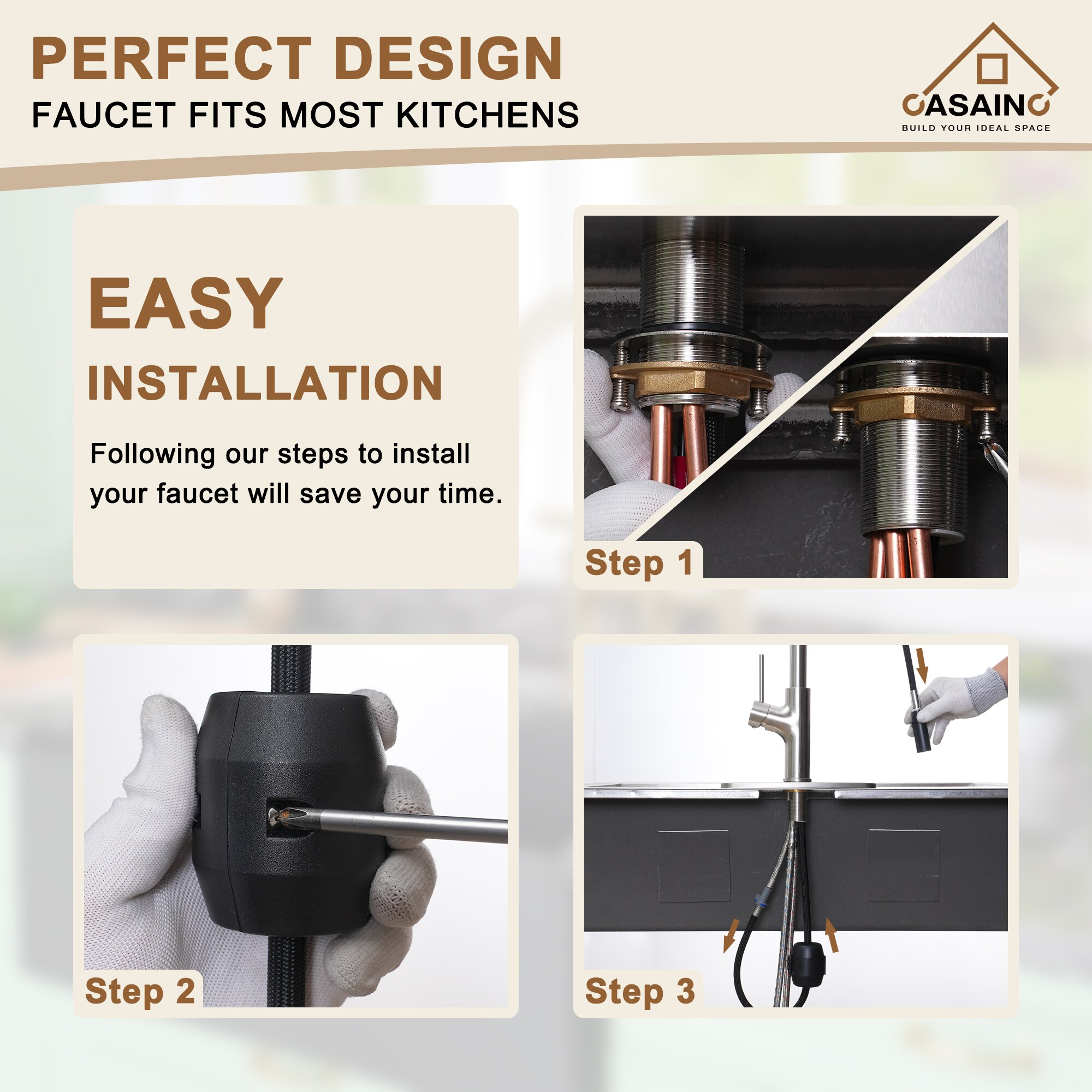 CASAINC YT-31MB-S Kitchen-Faucets - View #7