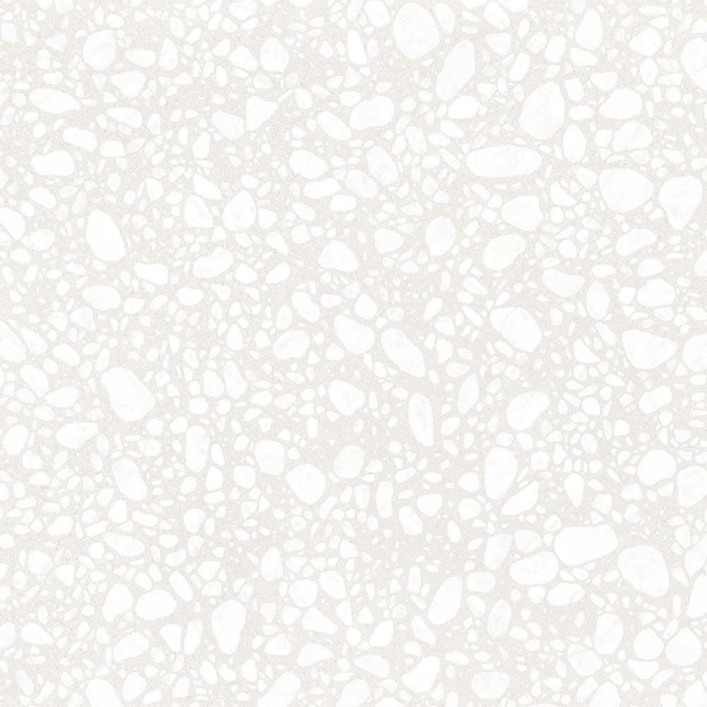 The Tile Life Terrazzo 2.0 Pop White 24-in x 24-in Matte Porcelain Floor and Wall Tile ( 11.63-sq ft Carton )