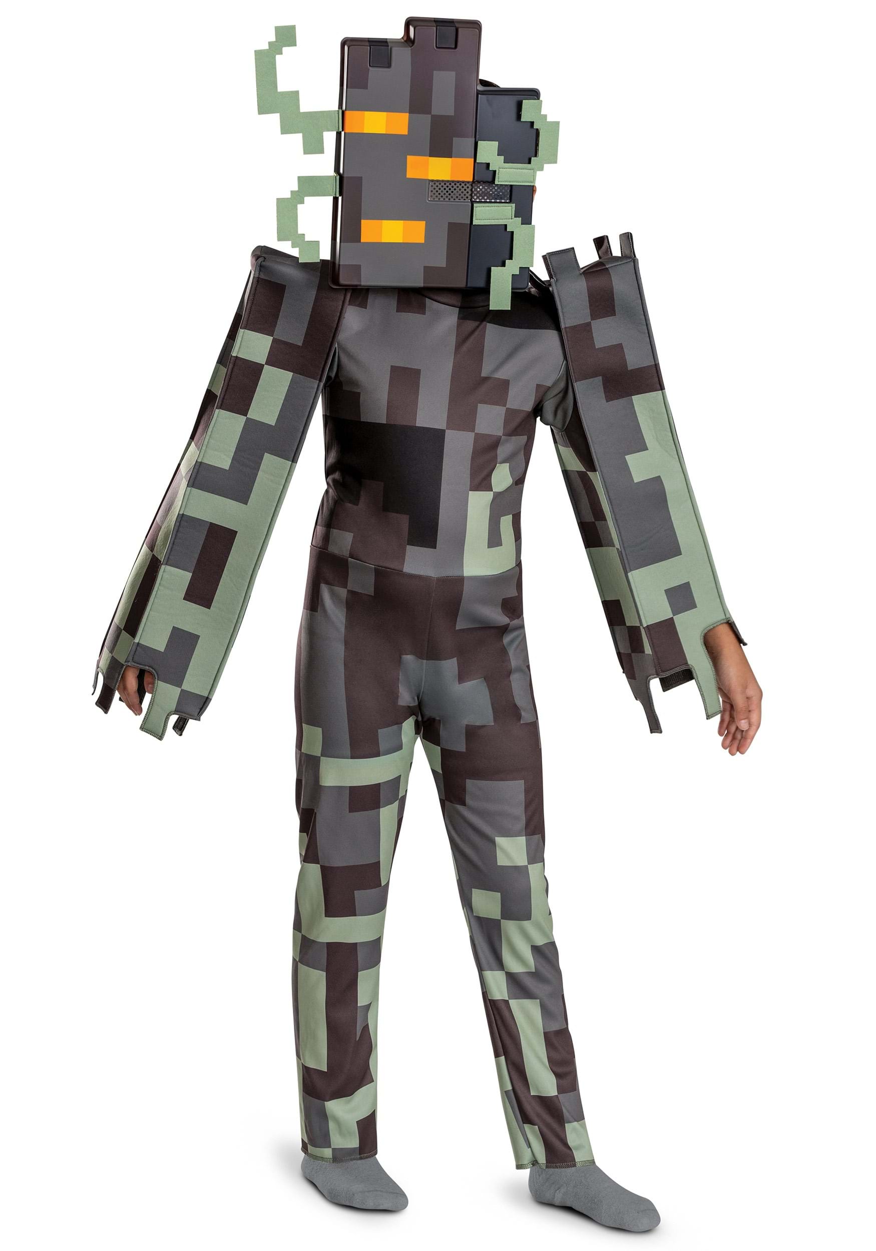 Disguise -  Kid's Classic Minecraft Creaking Costume Minecraft Costumes Size 10/12