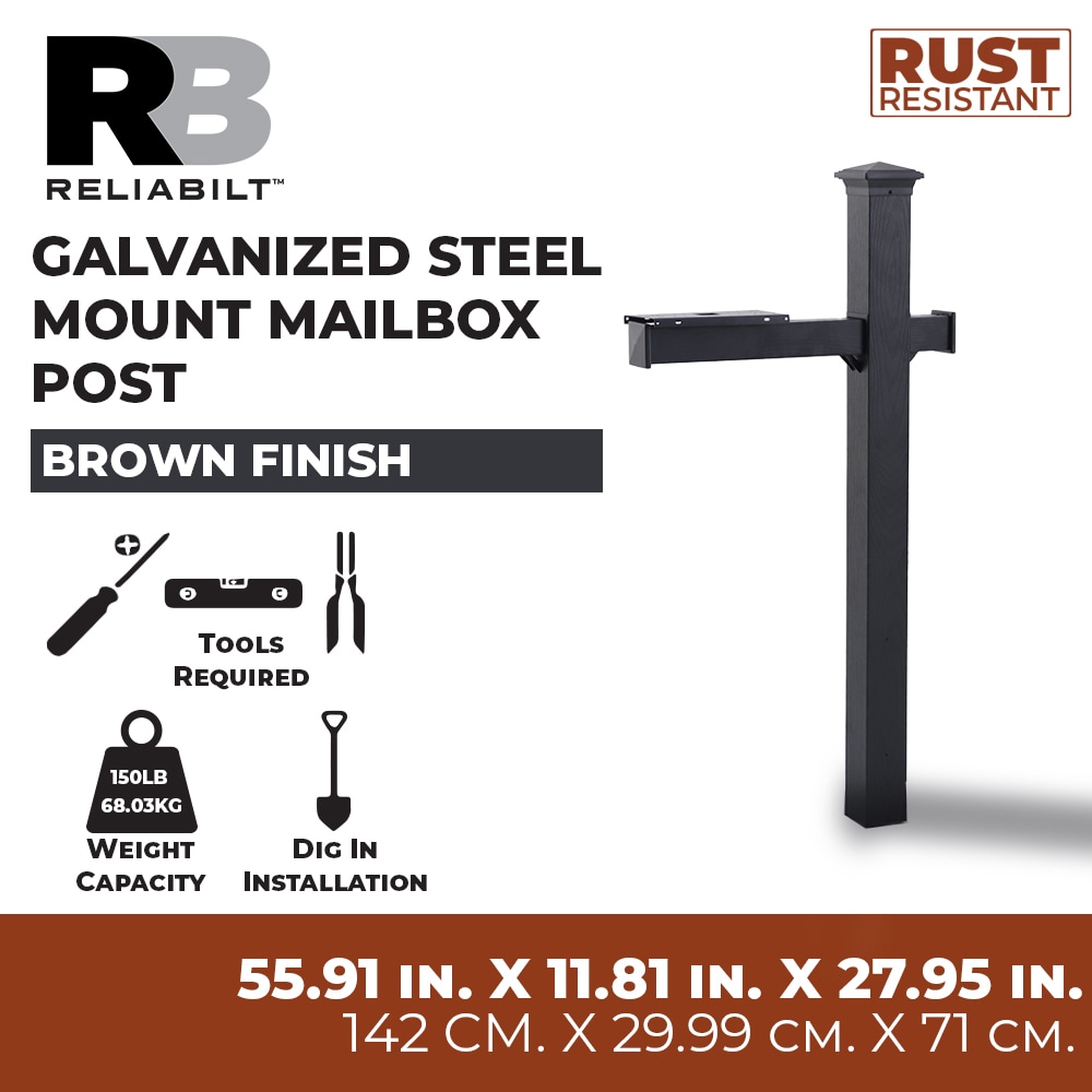 RELIABILT FQS71026A-A Mailbox-Posts - View #3