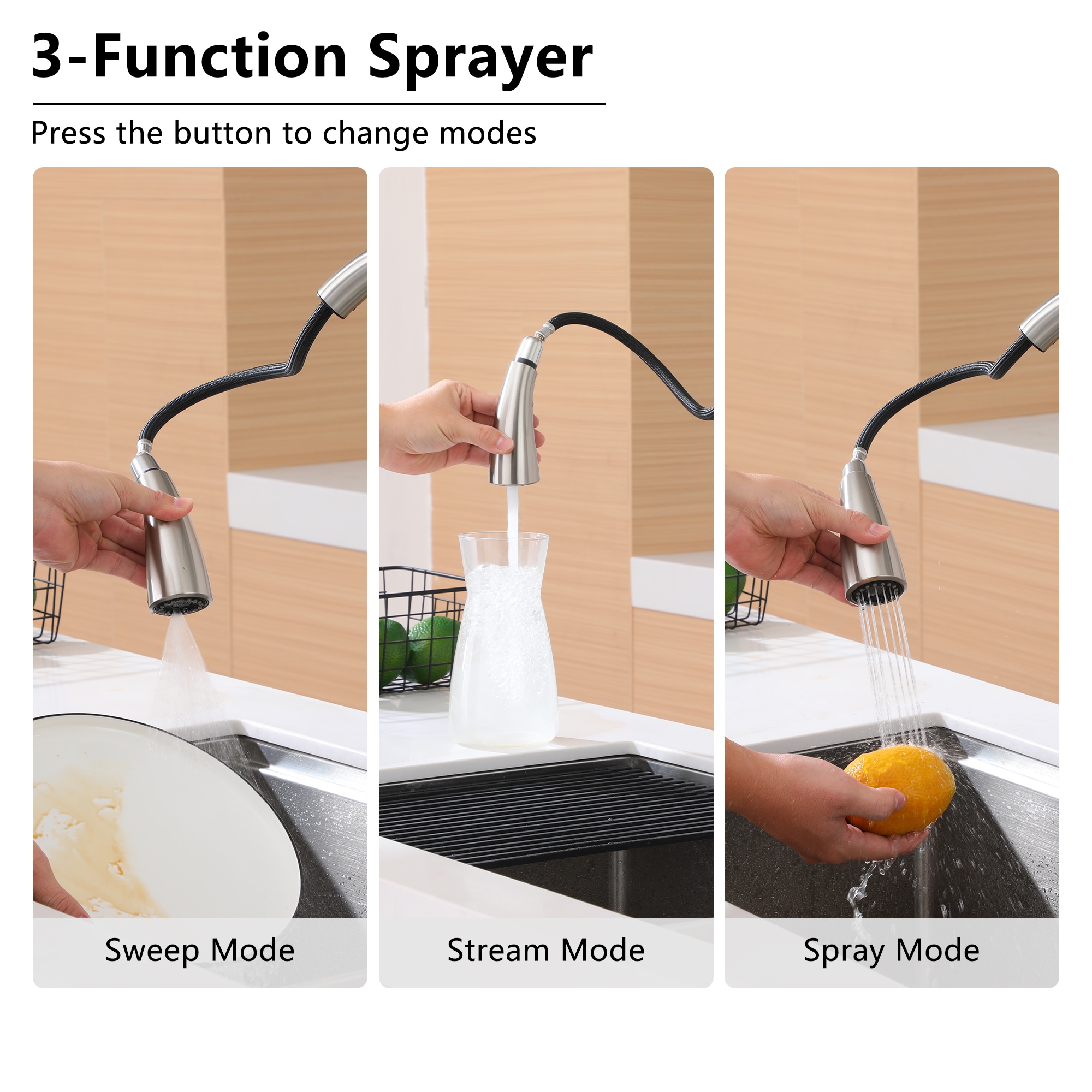 Mondawe AM-K149-BN Kitchen-Faucets - View #4