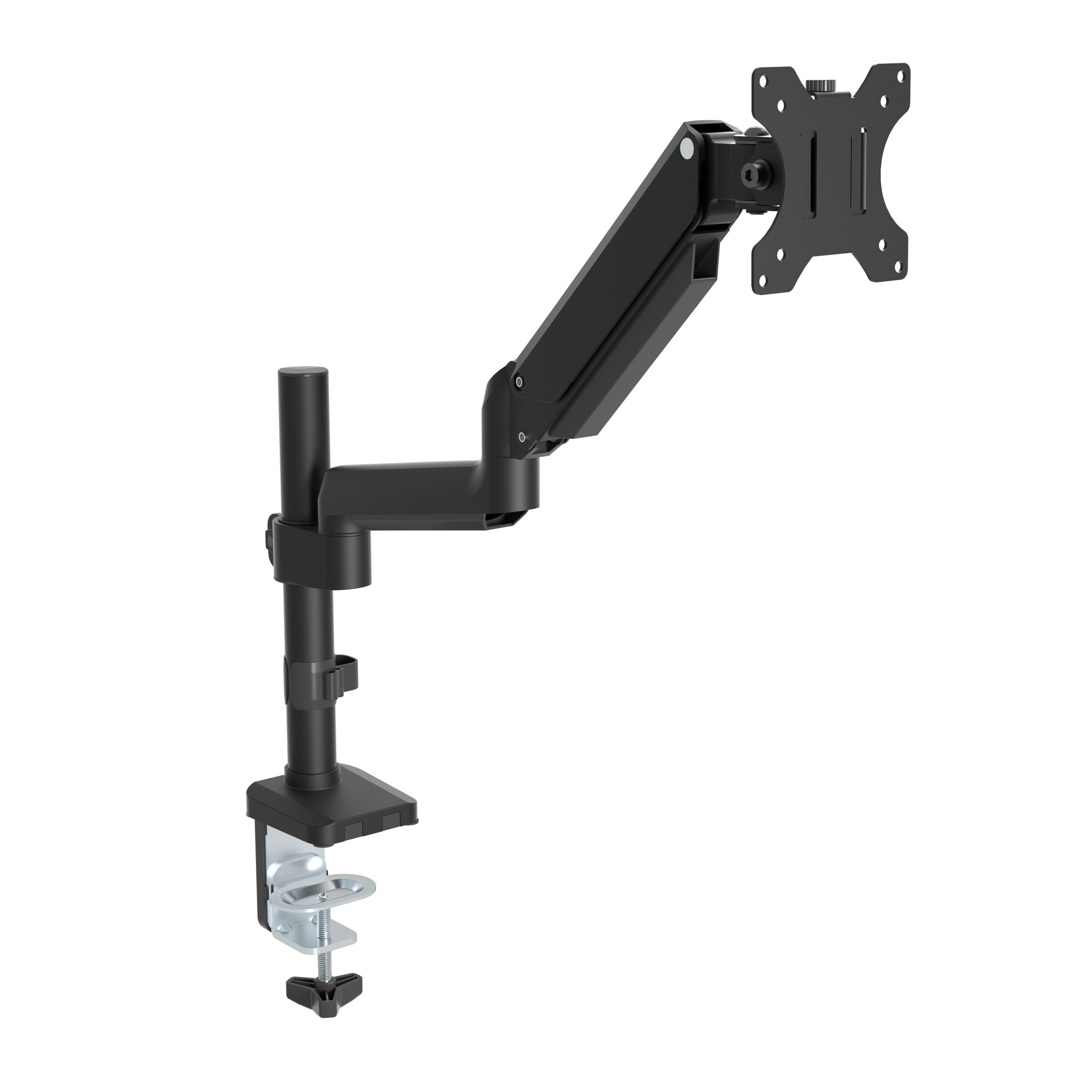 Promounts PPMA1S-E  Desktop Monitor Arm with Gas Spring For 13 In- 32 In Monitors