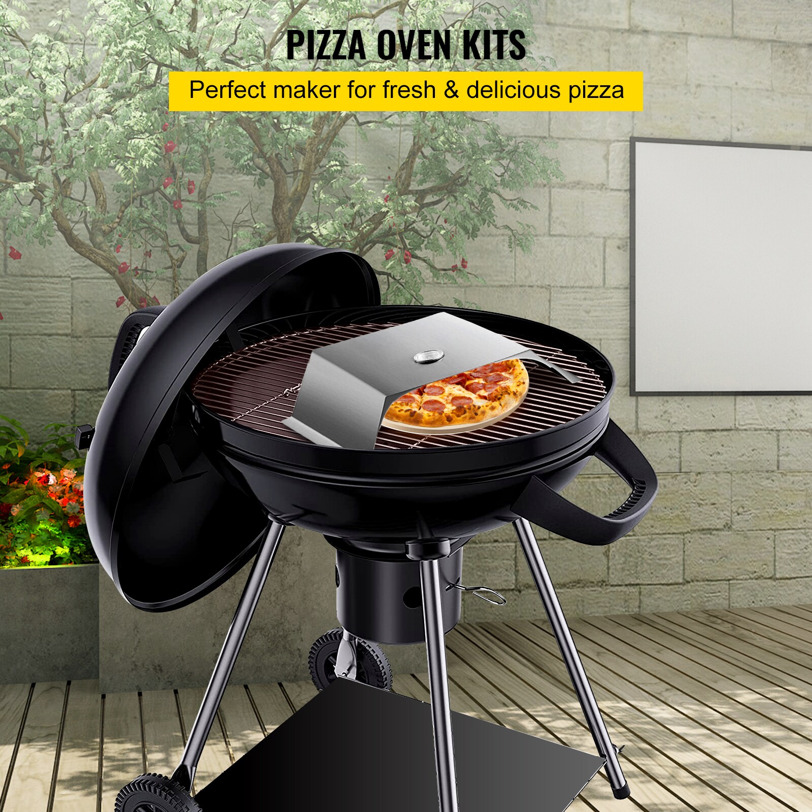 VEVOR BSKXBXGPSLFJ3JT01V0 Outdoor-Pizza-Ovens - View #3
