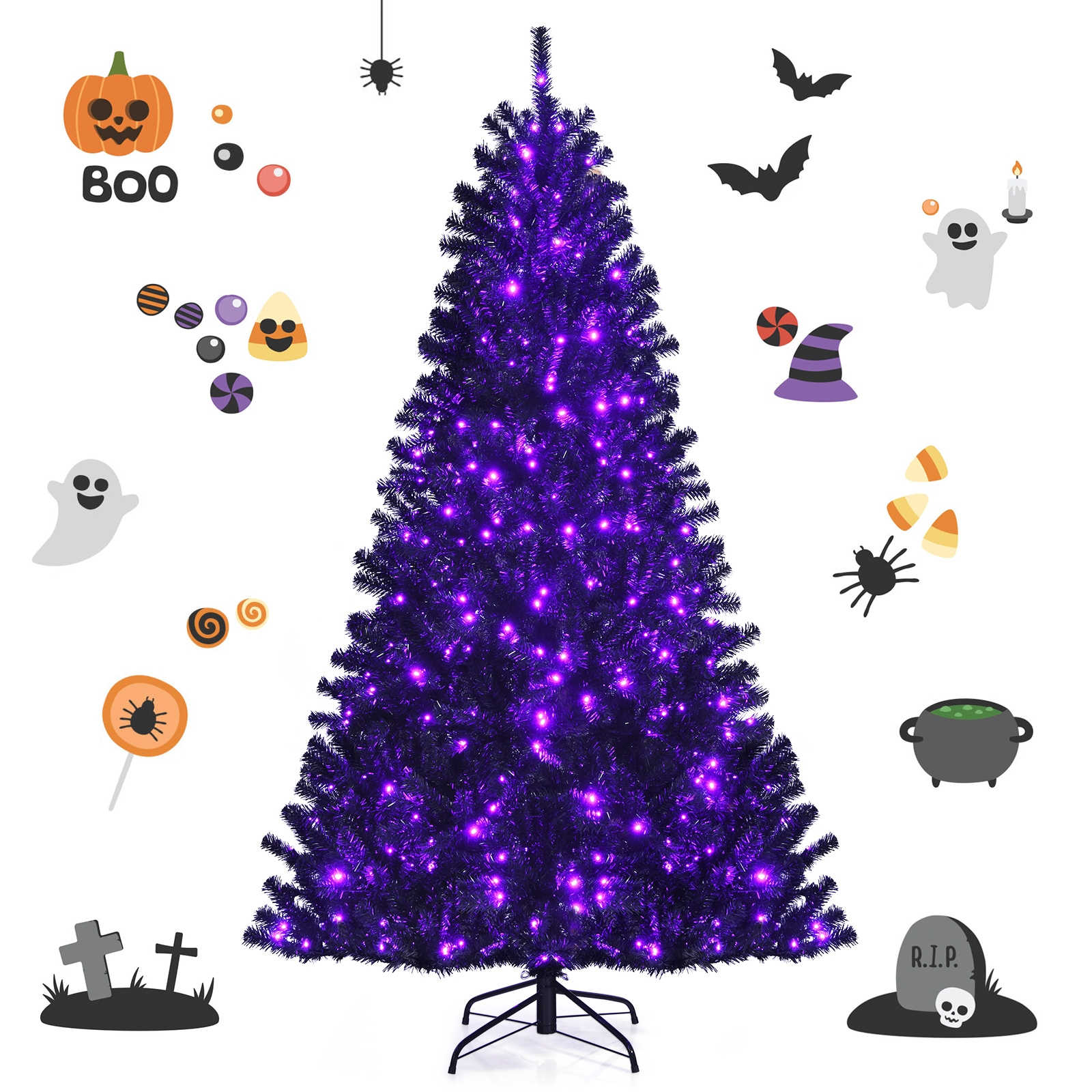 WELLFOR CM-HGY-23524US Artificial-Christmas-Trees - View #6