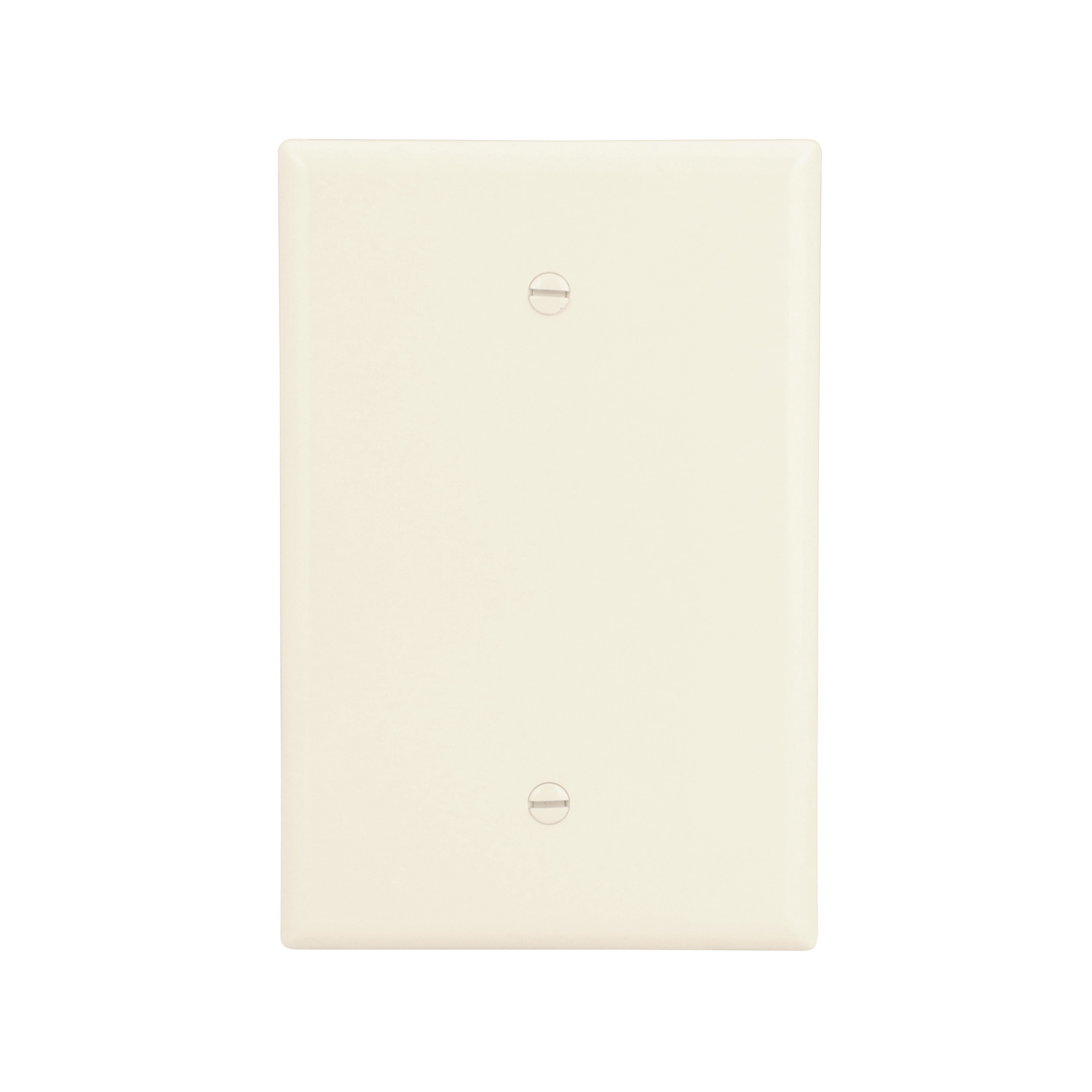Eaton 2729LA-F-LW 1 -Gang Jumbo Size Light Almond Thermoplastic Indoor Blank Wall Plate