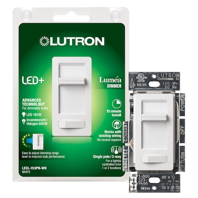 Led Slide Light Dimmer Switch, Lutron 4 Way Dimmer Switch Wiring Diagram