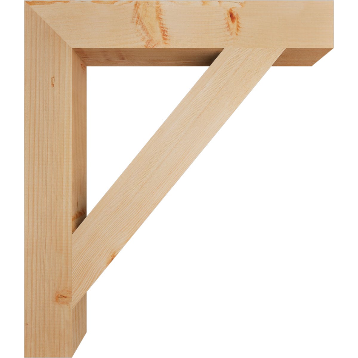 Ekena Millwork BKT04X26X30TRA05SDF Exterior-Brackets-Braces - View #3