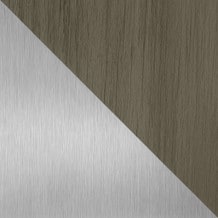 Silver with Weathered Wood Blades