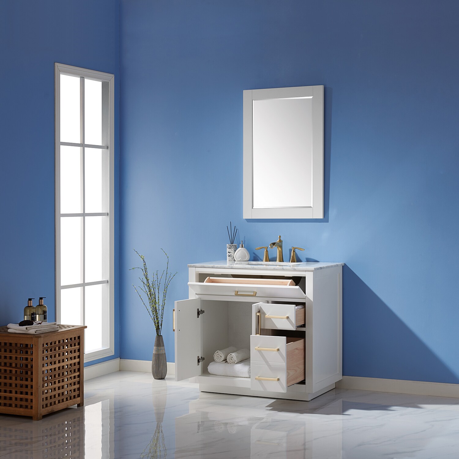 Altair 531036-WH-CA Bath-Vanity-Combo - View #7