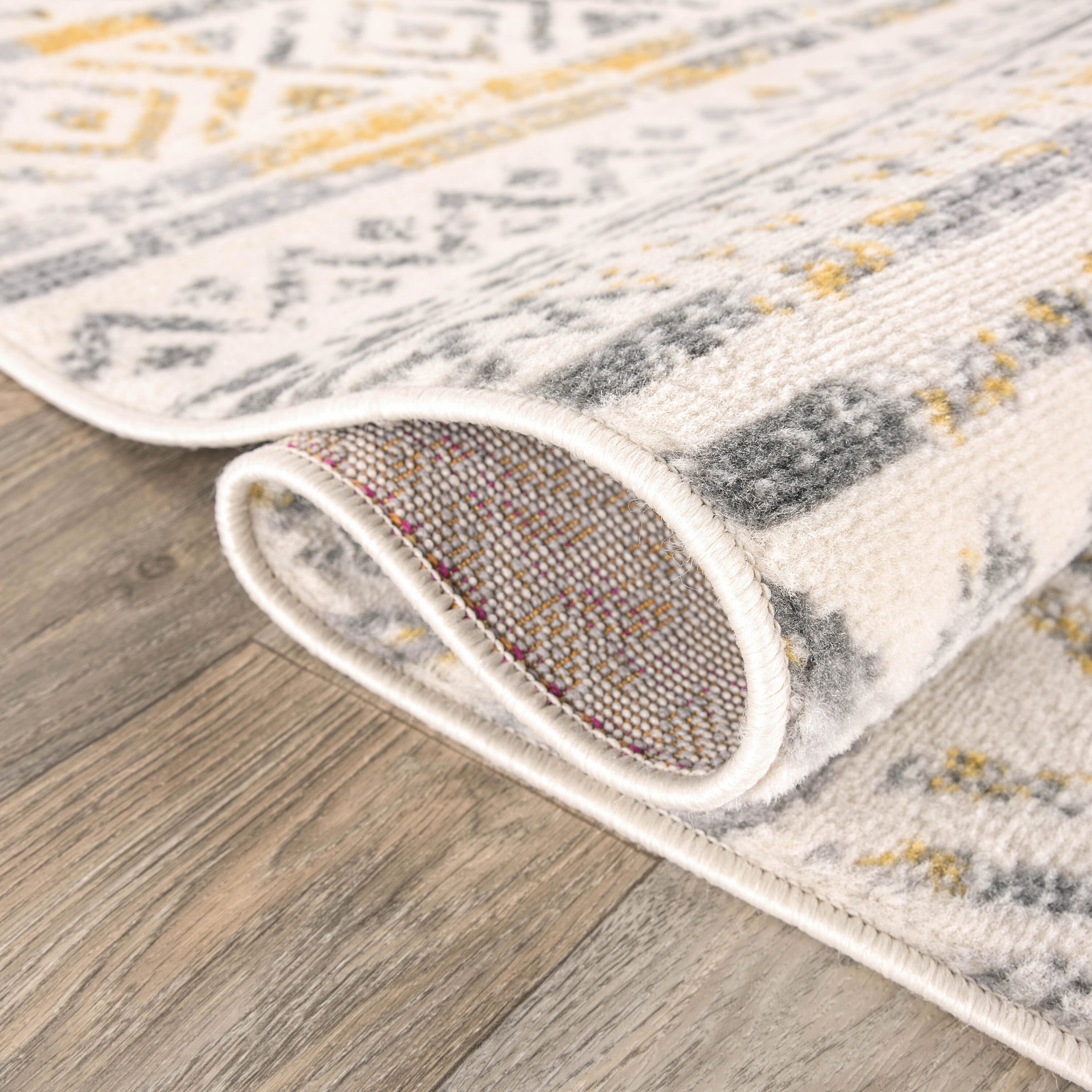 World Rug Gallery MON843YELLOW5X7 rugs - View #5