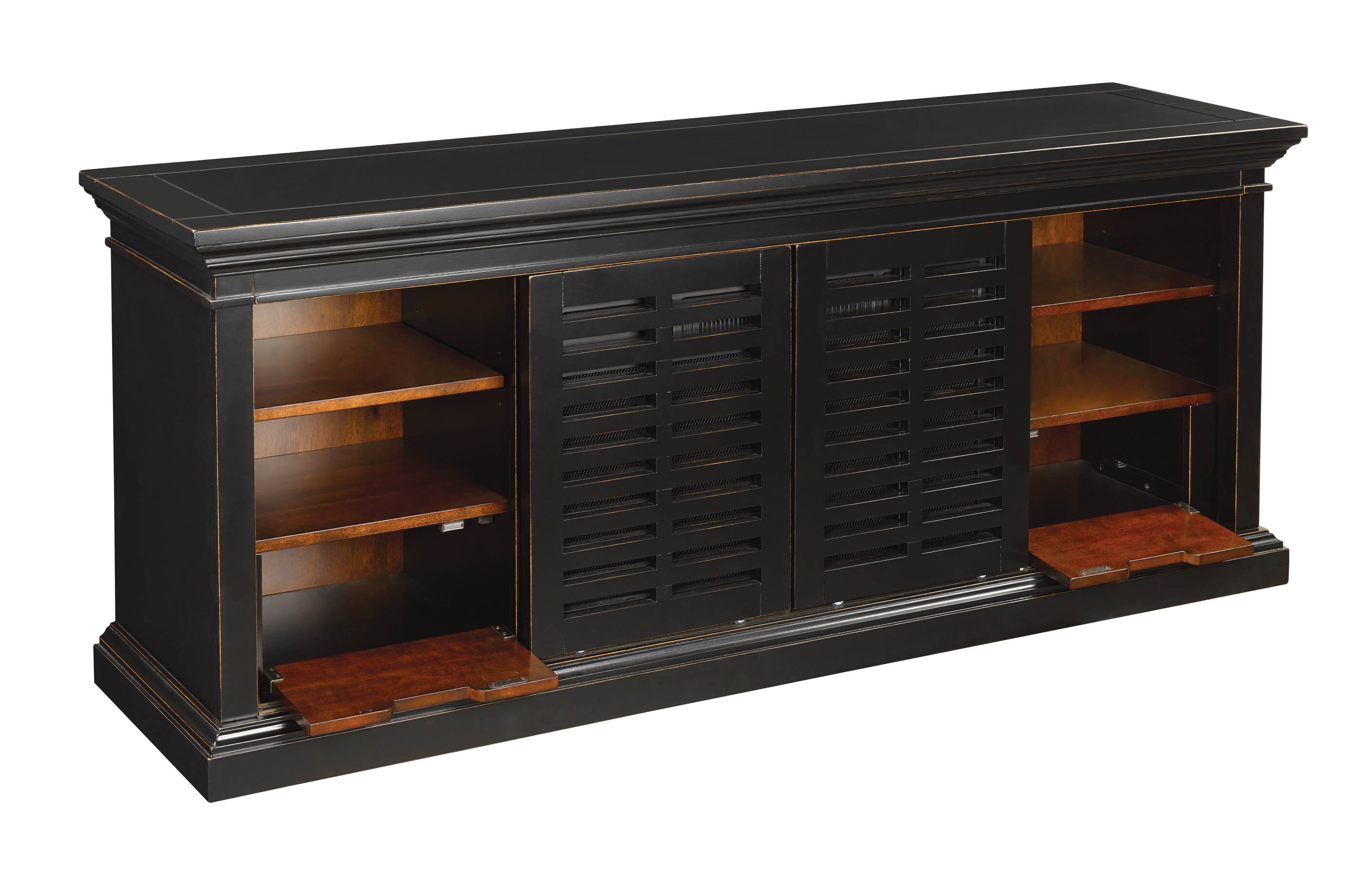 Chimney Free 64.25-in W Black Free Standing Infrared Quartz