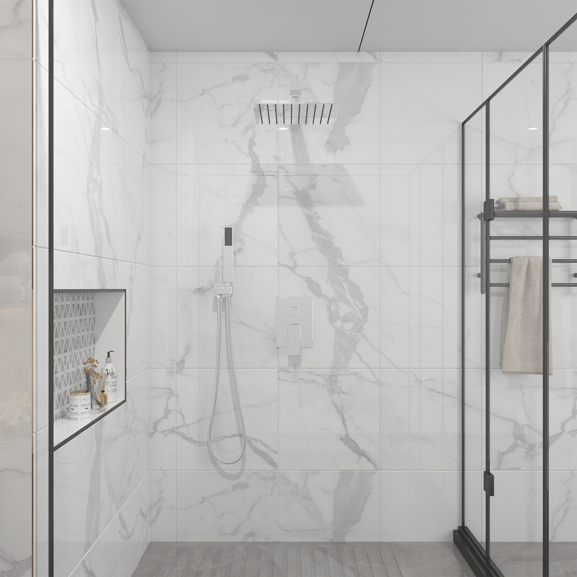 CASAINC OY-98A1002-BG Showerhead-Bar-Panels - View #4