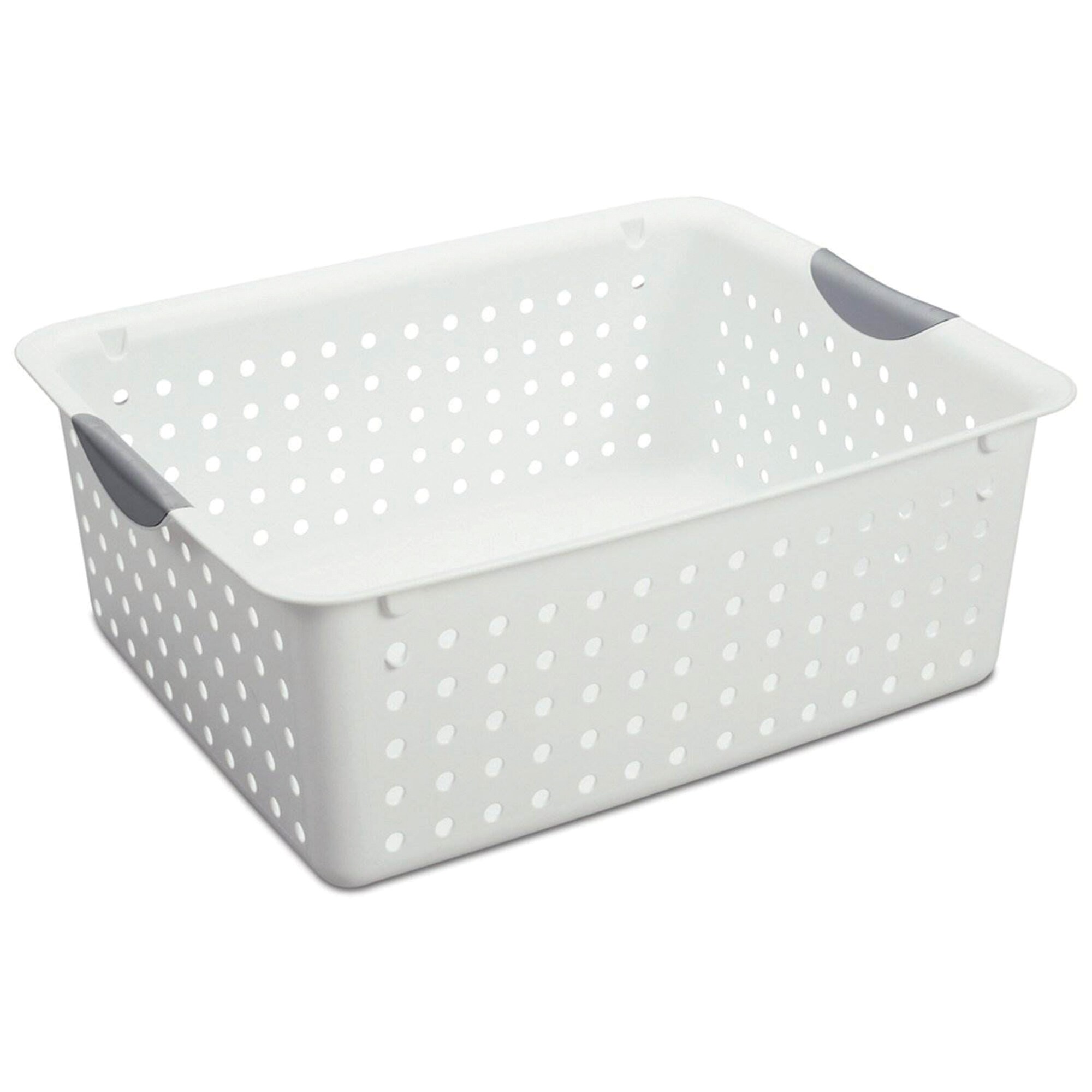 Sterilite 18 Qt Dishpan Plastic Basin Dish Pan Storage Made in USA White, 3  Pack