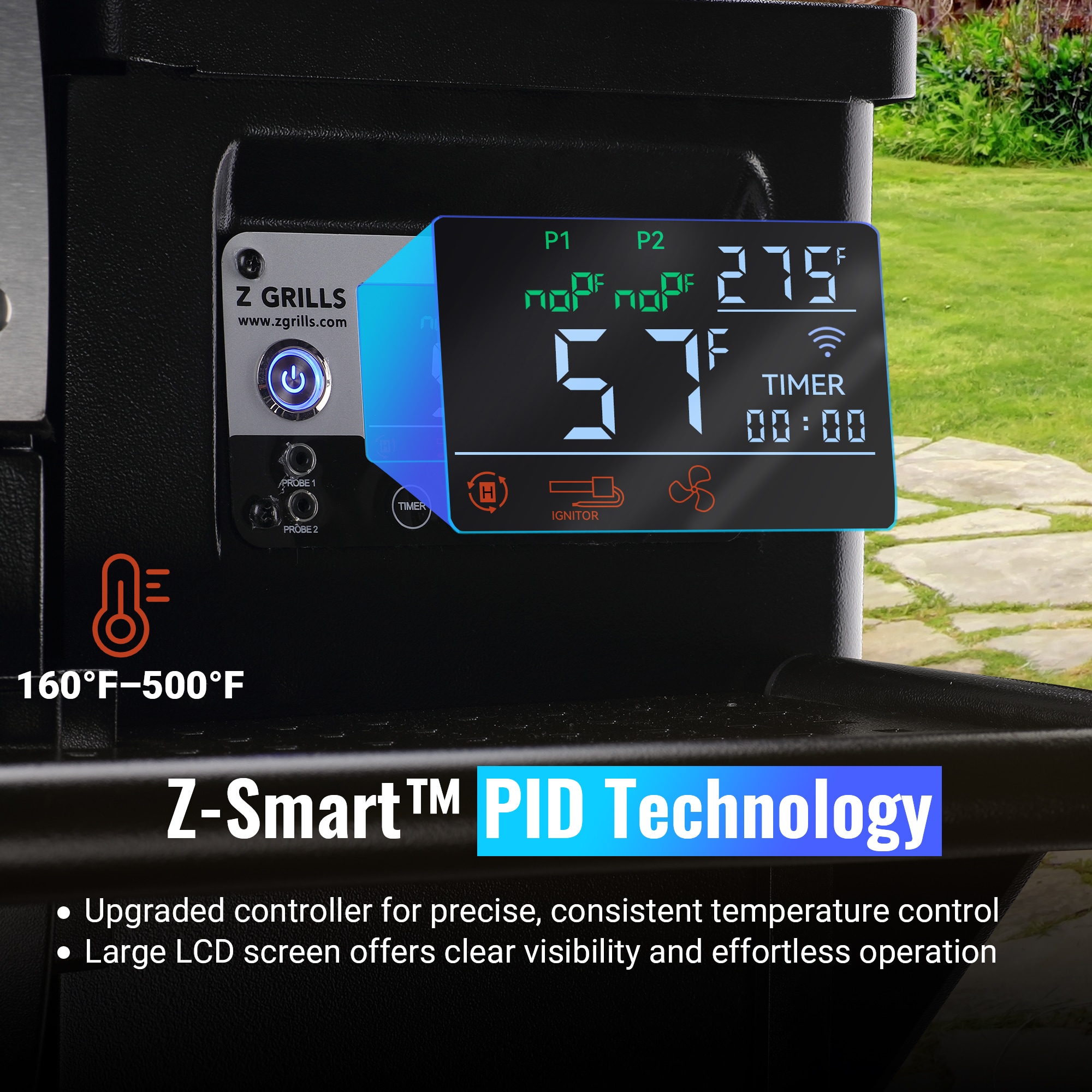 Z GRILLS ZPG-7052BWIFI Pellet-Grills - View #4