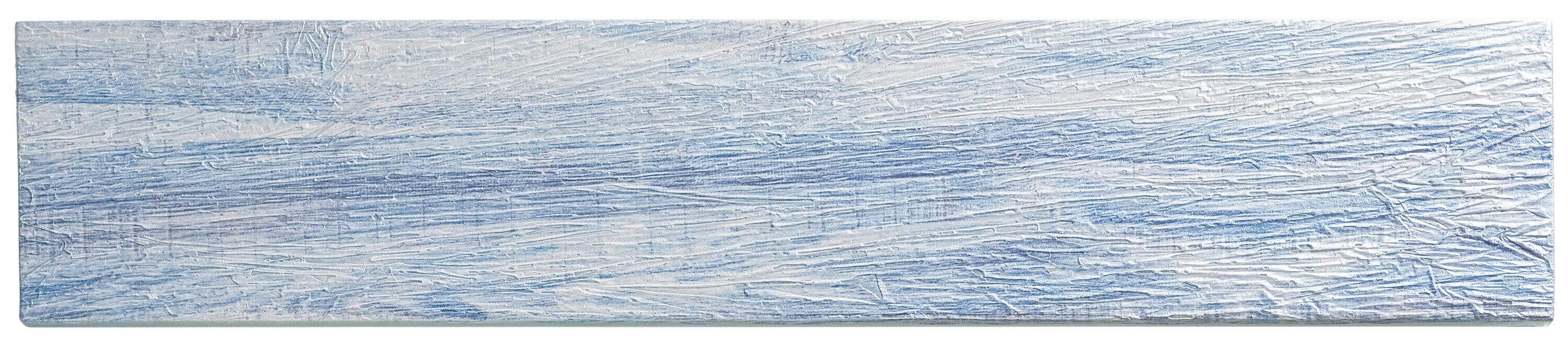 Andova Tiles SAM-ANDKEN157 Sample- Ash 3-in x 13-in Matte Glass Wood Look Wall Tile