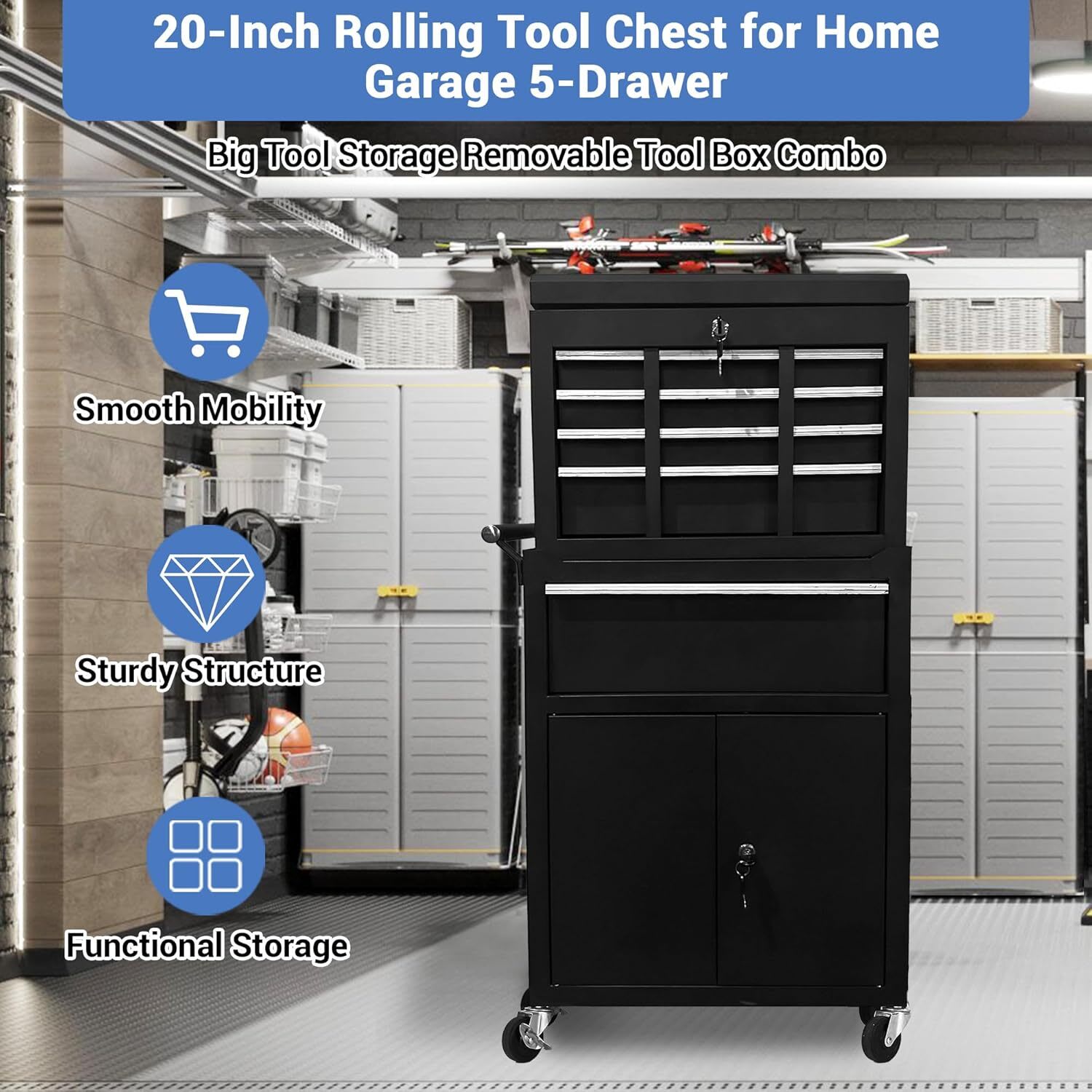 Qeetex LSHQQPHO-15V46HZ5 Tool-Chest-Combos - View #8