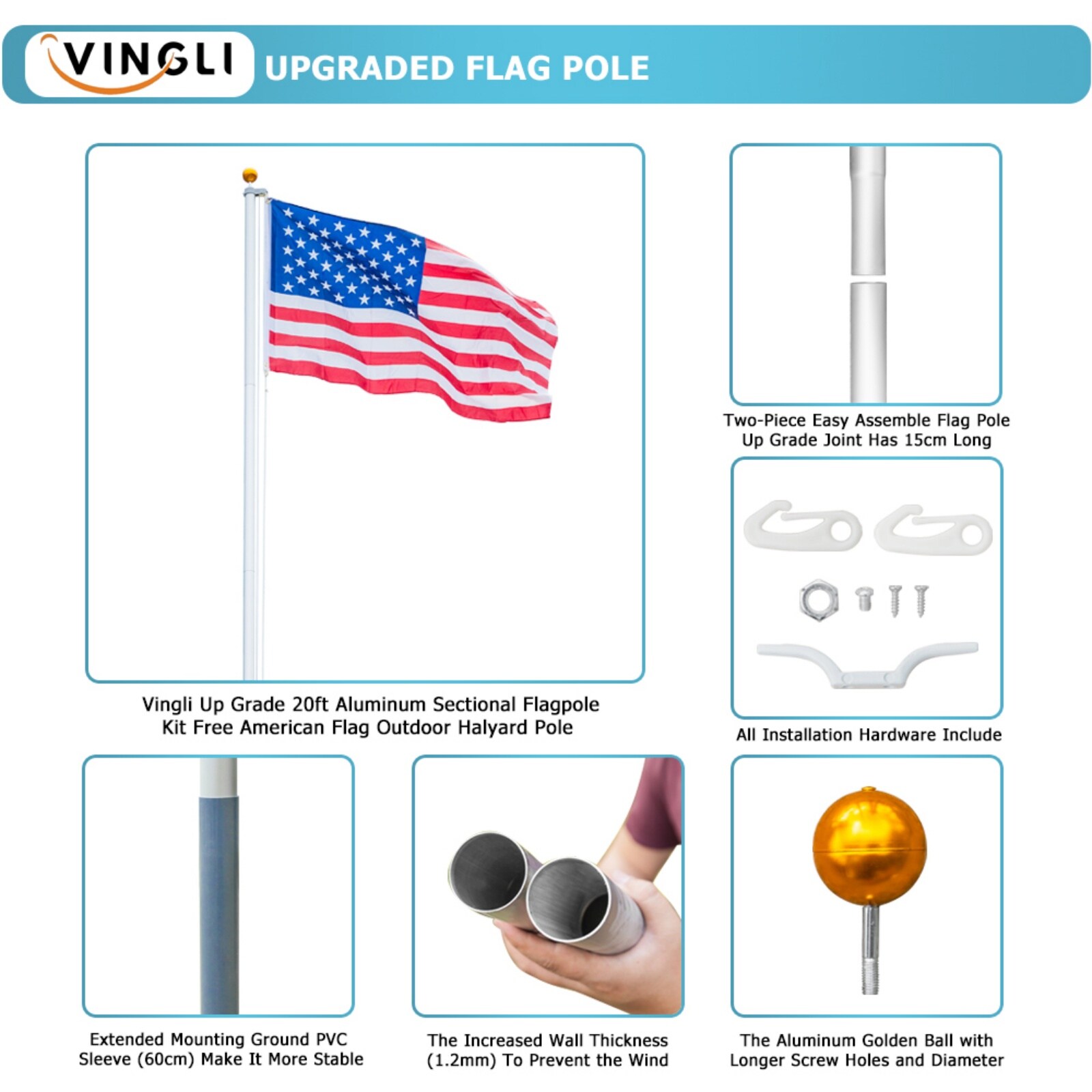 VINGLI LS-G26000042 Flag-Poles - View #7