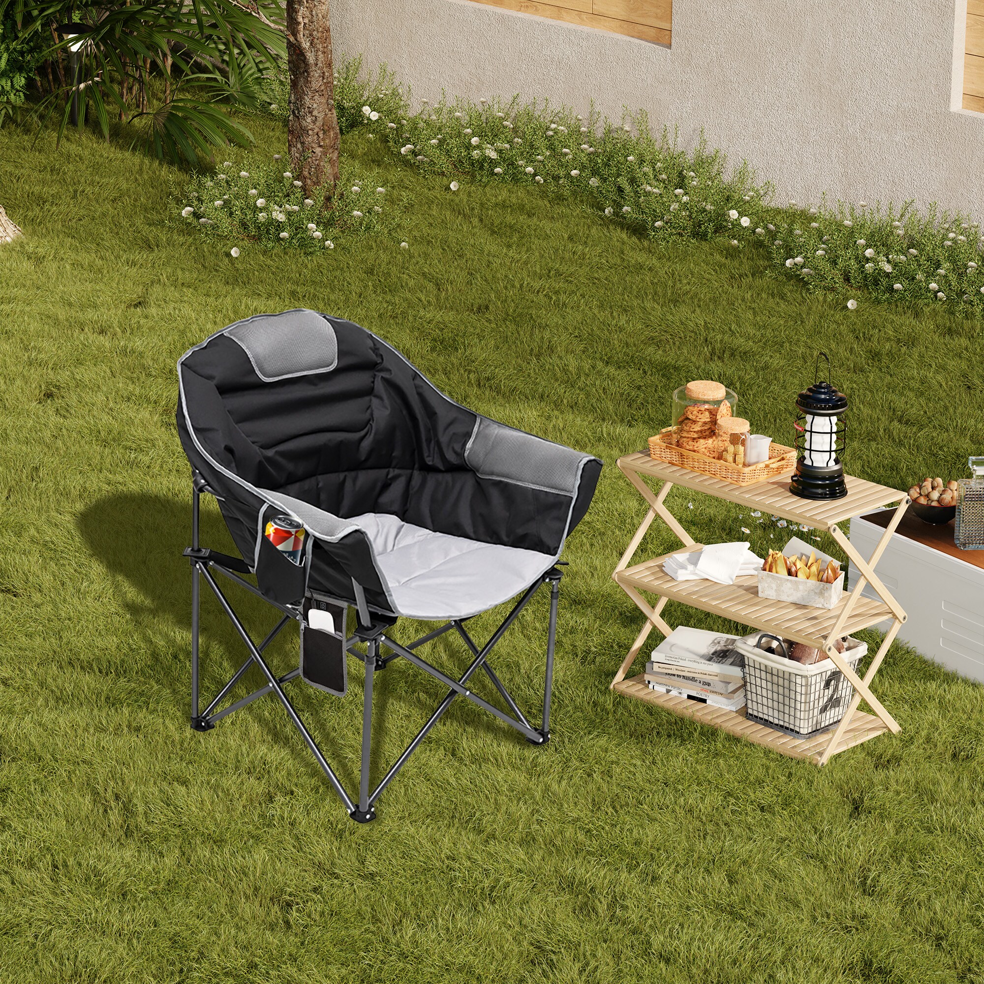 Clihome CL-CCAC5913HBK1 Beach-Camping-Chairs - View #3