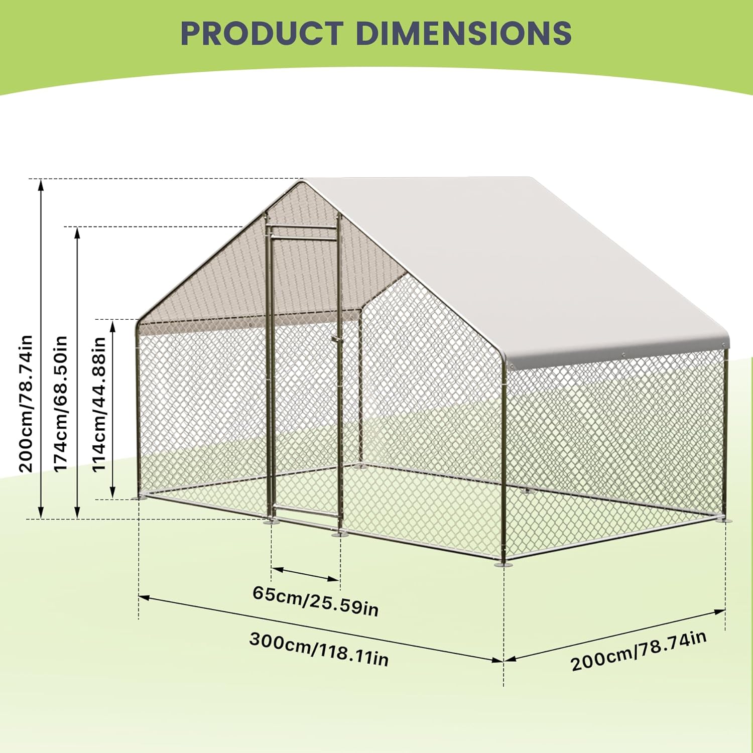 Qeetex ZYFLPHO-12VJ3KPD Chicken-Coops-Rabbit-Hutches - View #4
