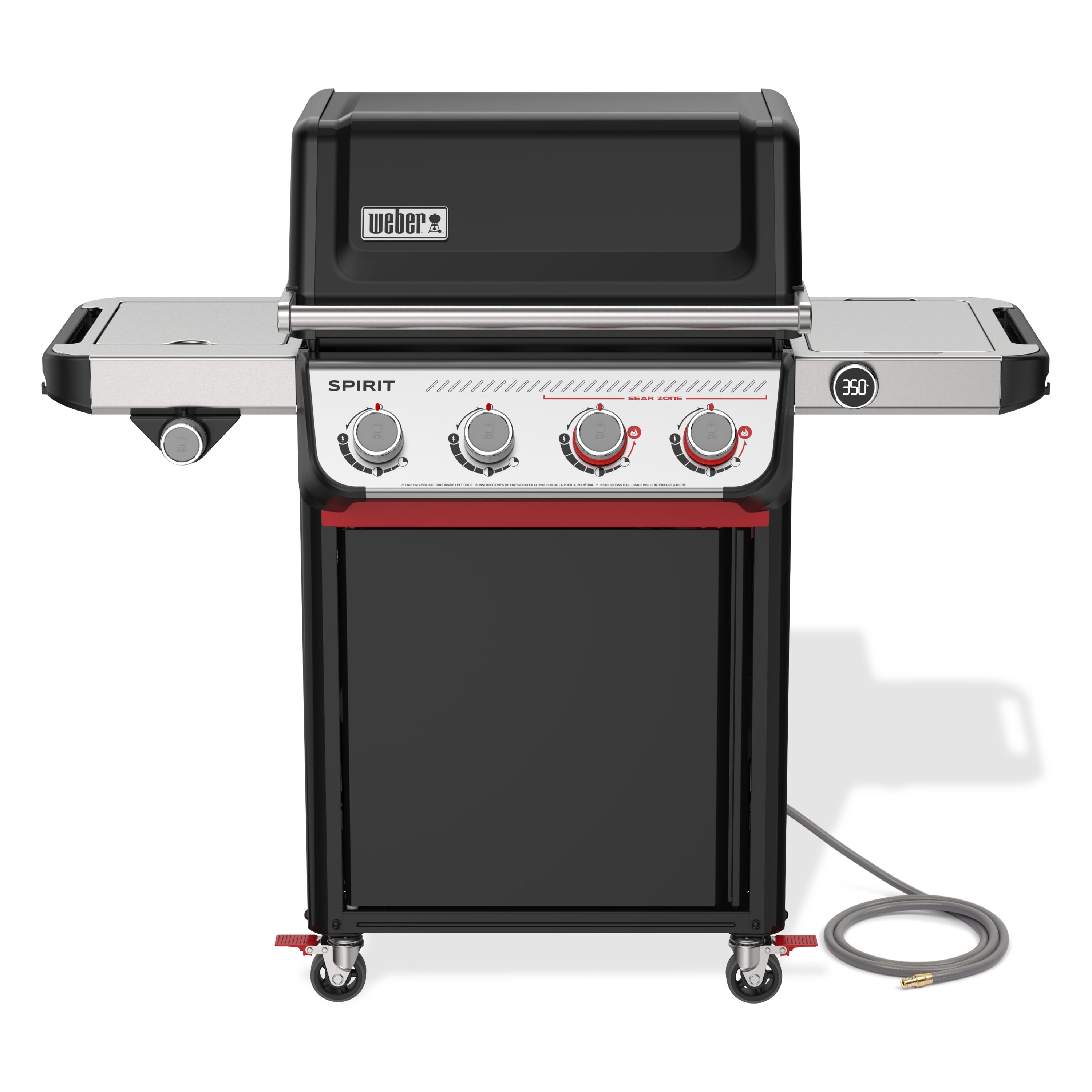 Weber 1500787 Spirit EP-435 Black 4 -Burner Natural Gas Grill 1 -Side Burner