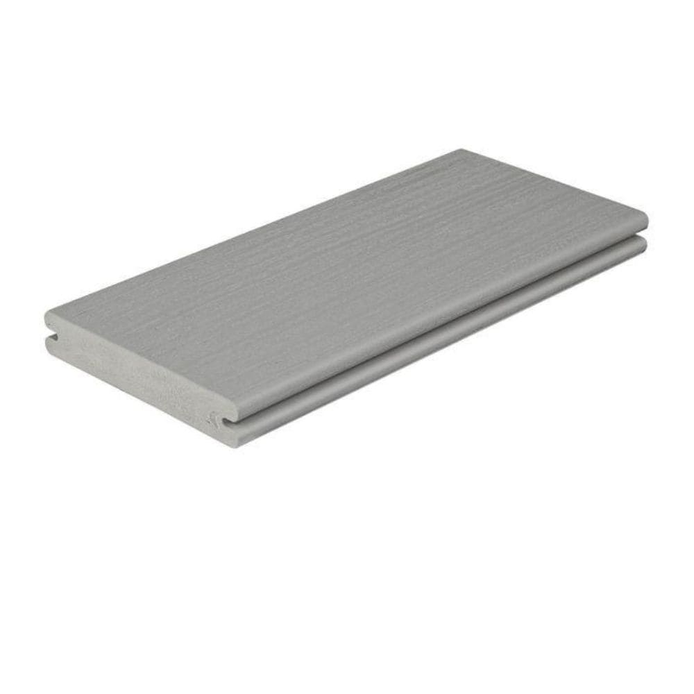 Fiberon 10697 Paramount 1-in x 5-1/2-in x 16-ft Mineral (Solid) Grooved PVC Deck board