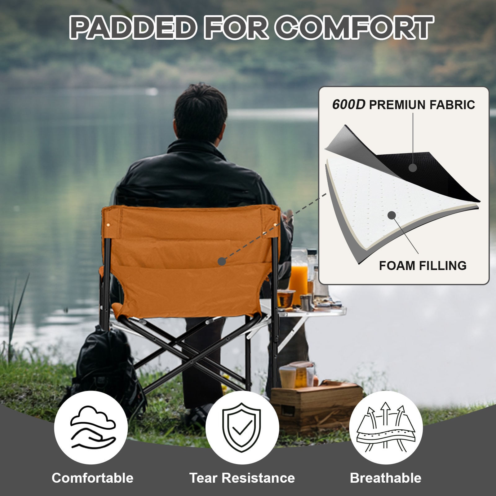 Esazn DYY-H-S-BKGR Beach-Camping-Chairs - View #8