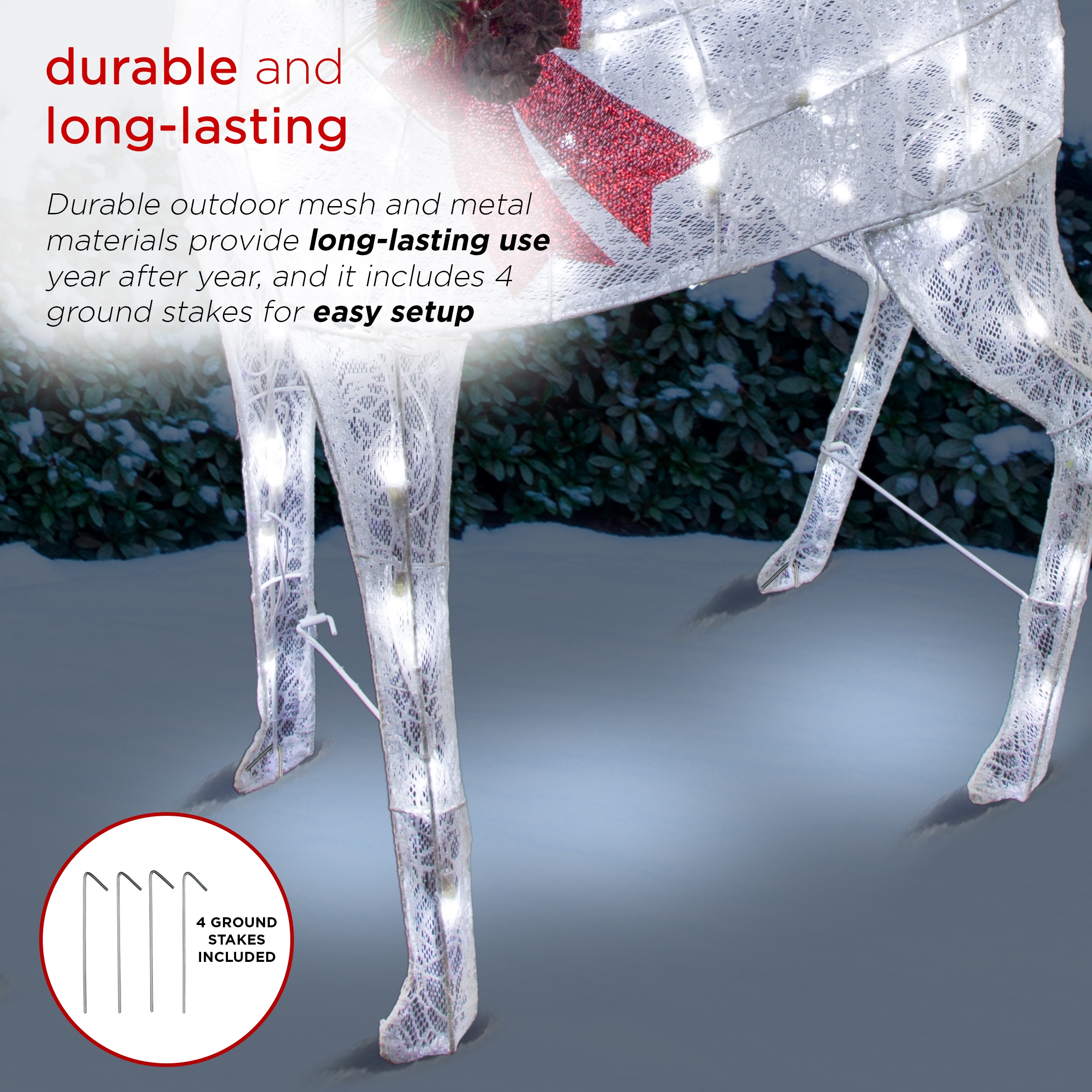 Alpine Corporation WDR152 Outdoor-Christmas-Decor - View #7