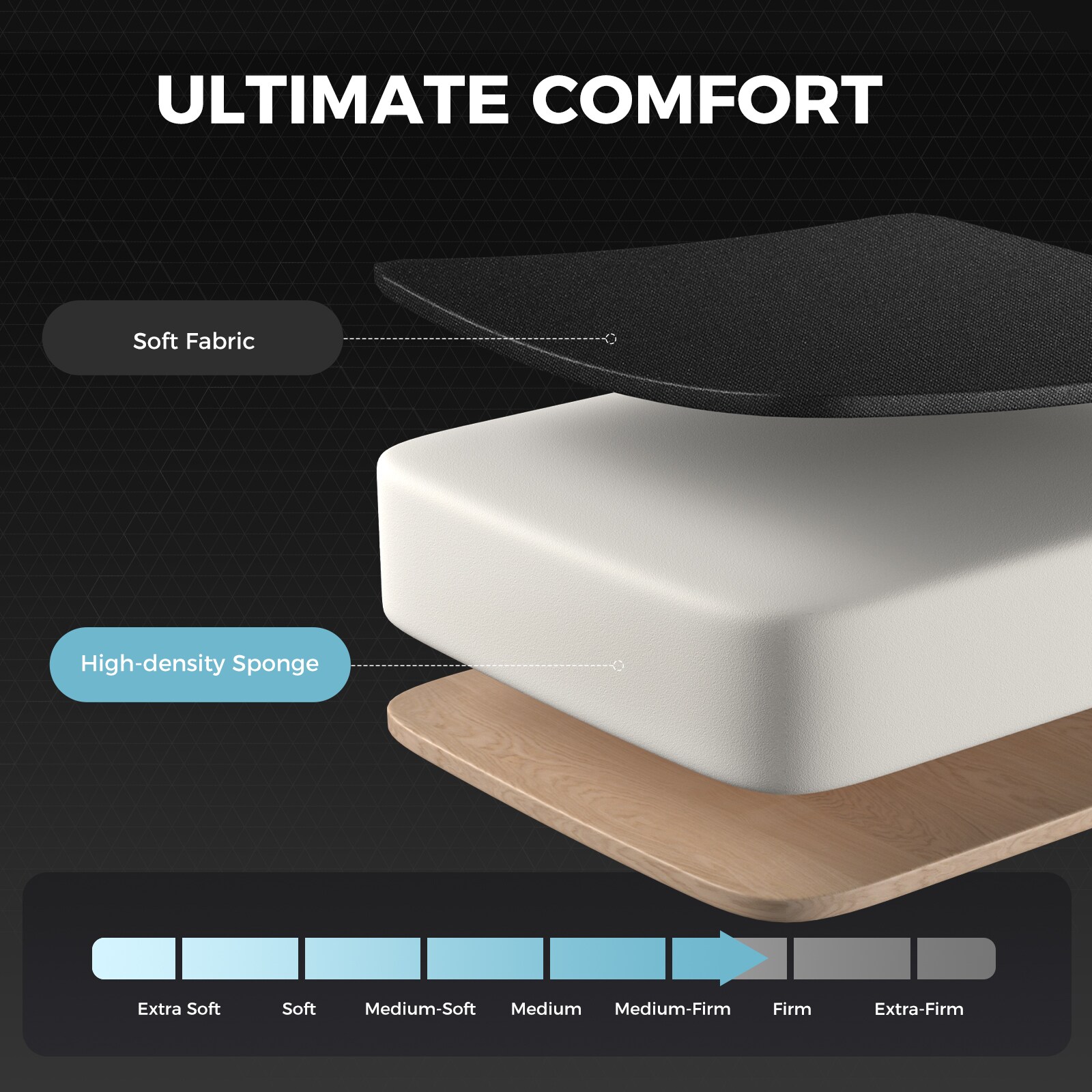 GTPLAYER LOWE-GT800A-GYWT-FA Office-Chairs - View #6