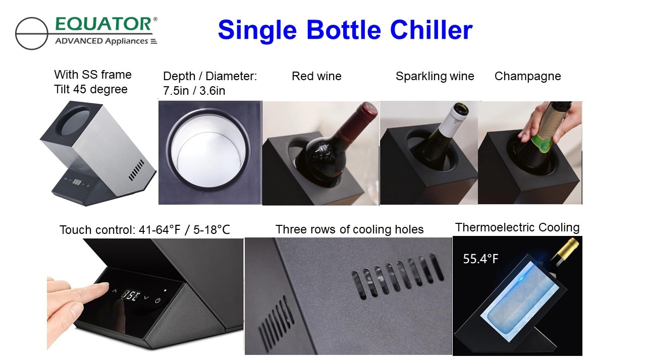 Equator Advanced Appliances WR 001 STAINLESS Wine-Chillers - View #5