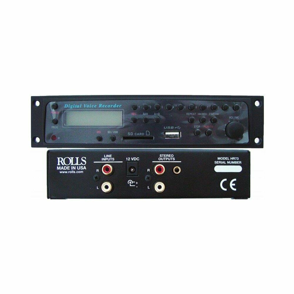 Rolls TCNCD386377  RLS-HR73 Digital MP3 Recorder and Player