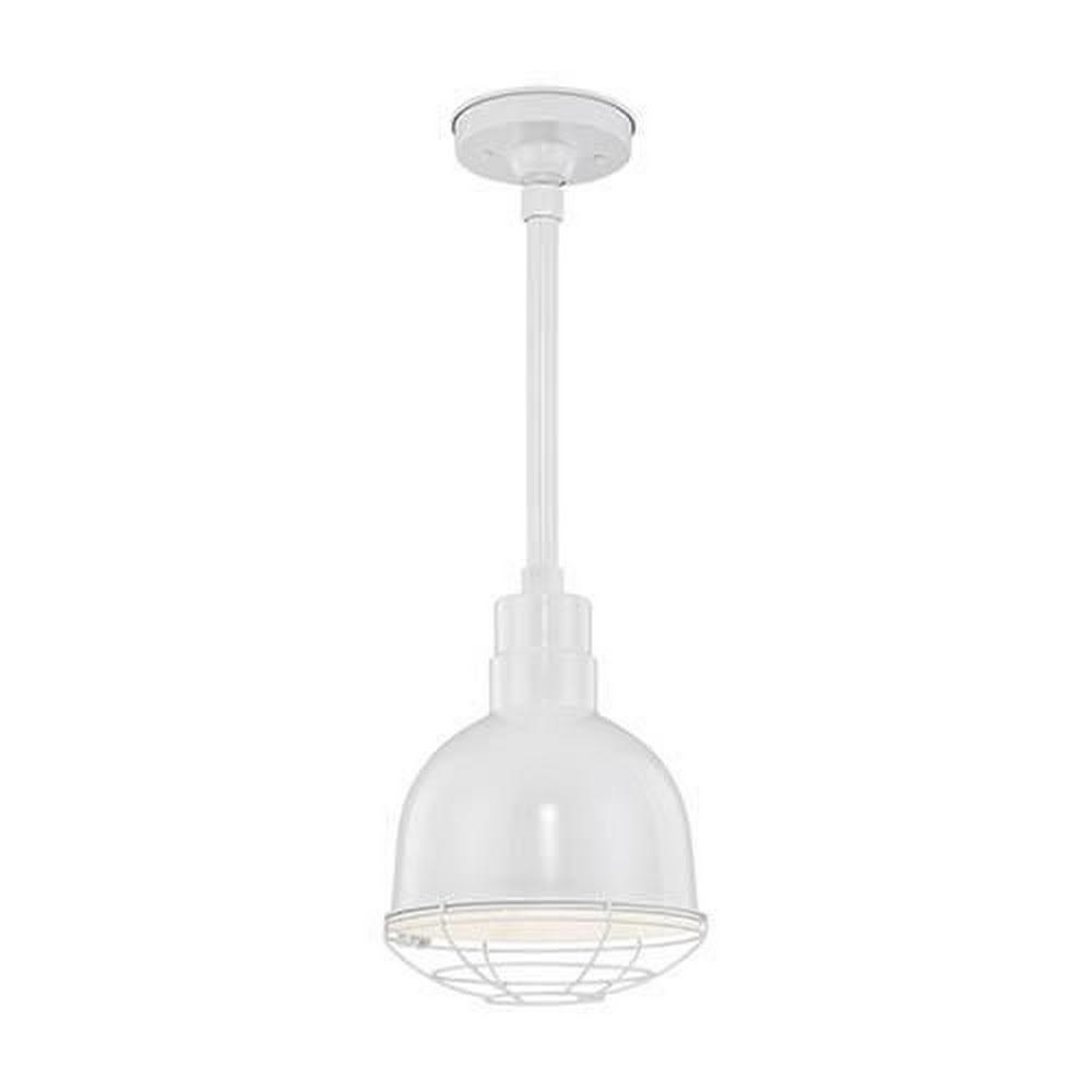 Millennium Lighting R Series 1-Light White Pendant Lightin