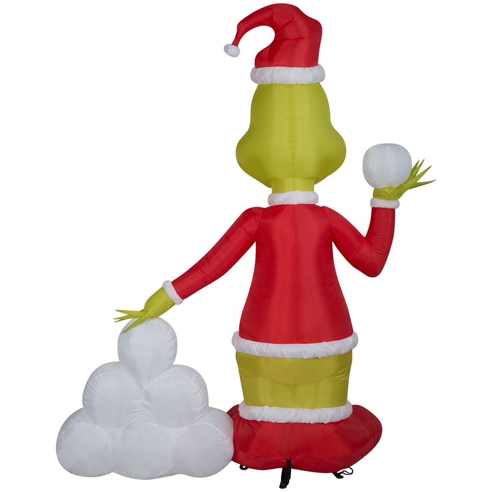 Gemmy 7.5-ft Lighted Dr. Seuss The Grinch Christmas Inflatable in the ...