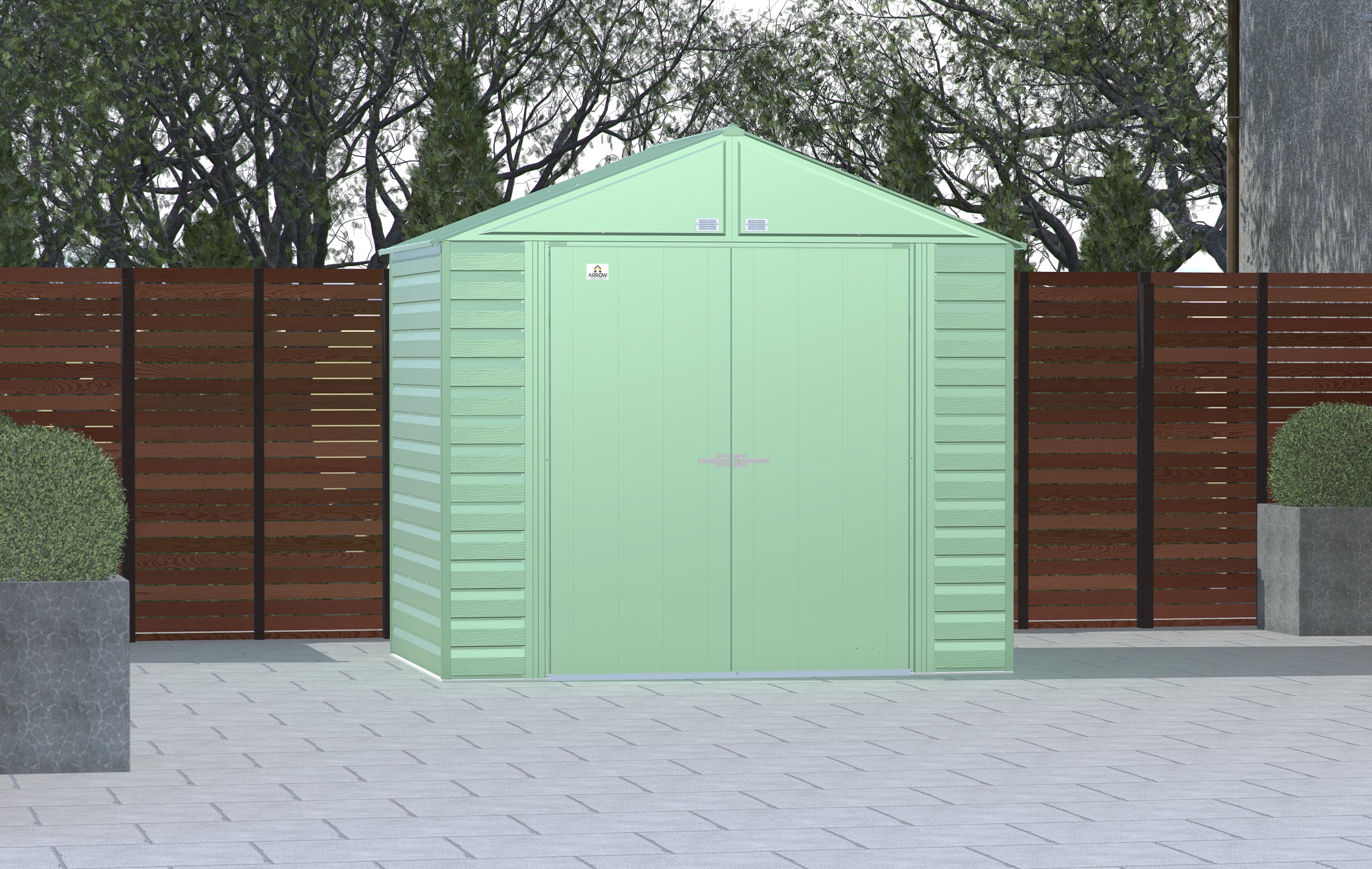 Arrow SCG86SG 8-ft x 6-ft Select Galvanized steel Storage Shed