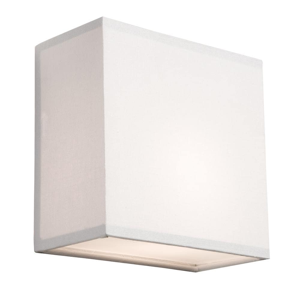 ARTCRAFT SC547WH Mercer Street 10-in W 1-Light White Transitional Wall Sconce