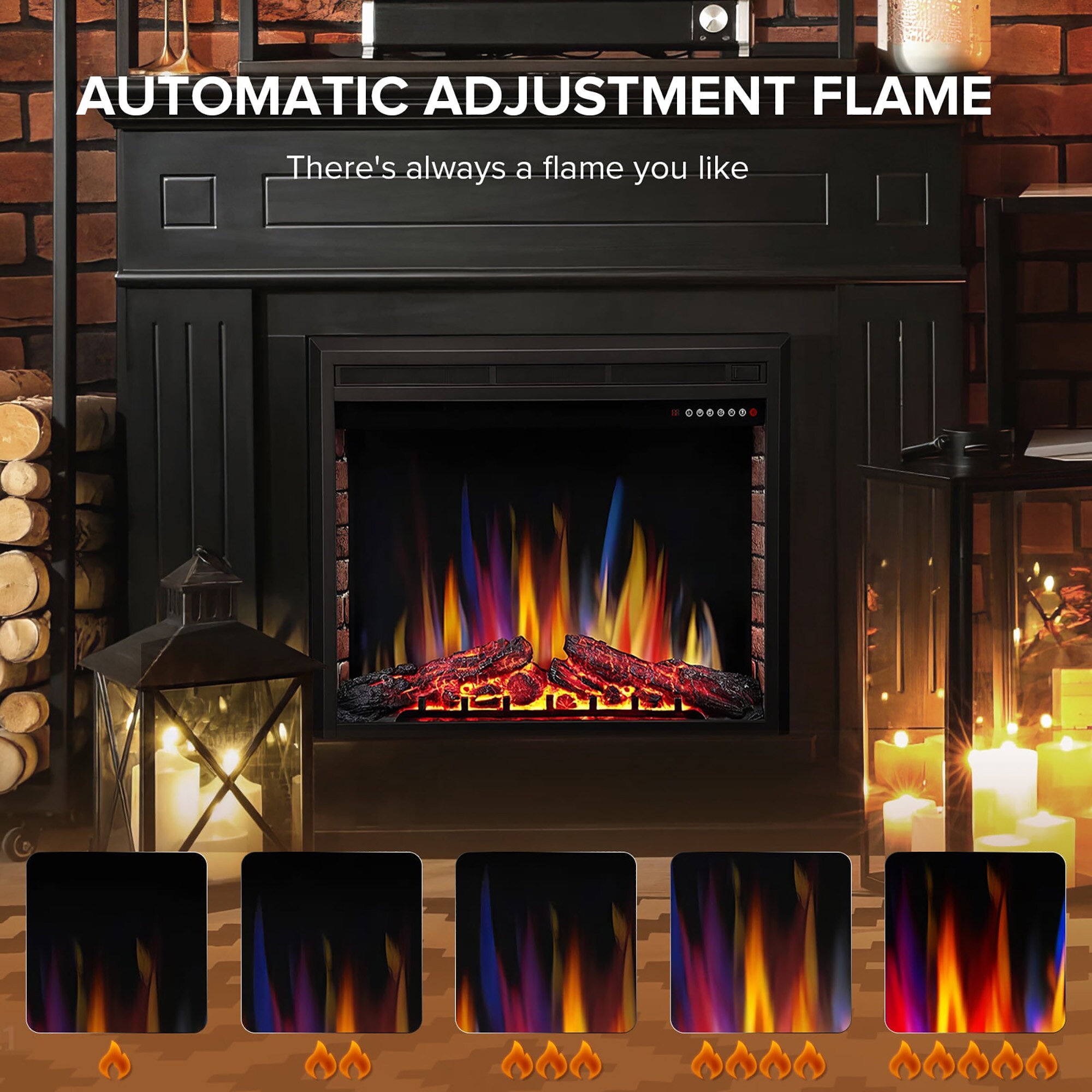 COWSAR LS93FP9A Electric-Fireplaces - View #5