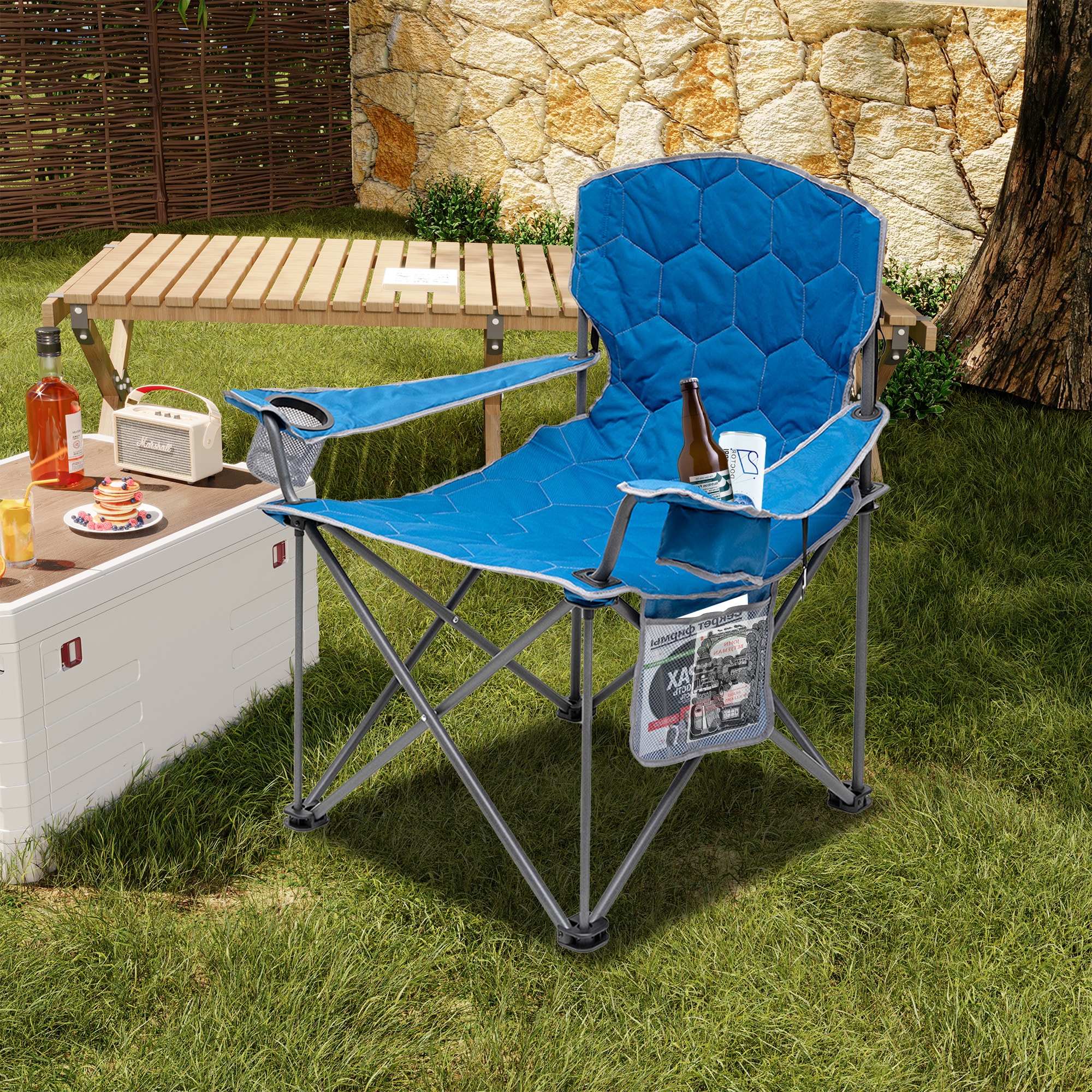 Clihome CL-CCAC2002EBU1 Beach-Camping-Chairs - View #2