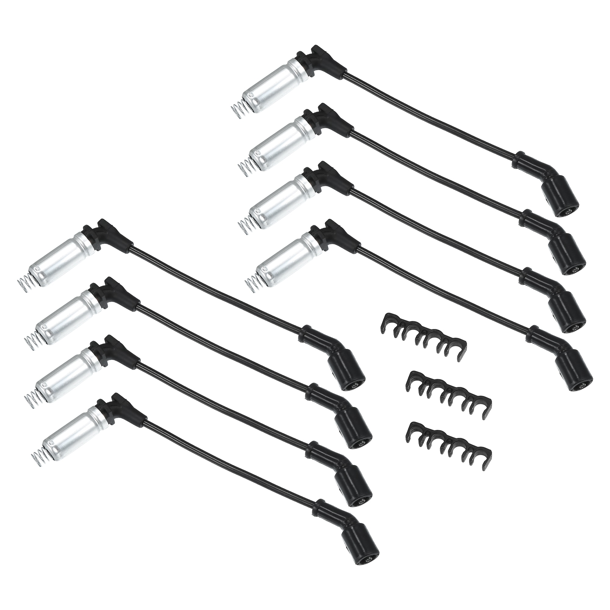 Unique Bargains Car Spark Plug Coil Wires Ignition Coil Harness Cable 7mm Fit for Chevrolet Silverado Express Tahoe 12633447/19301299 - Pack of 8 #S26011400UX1329