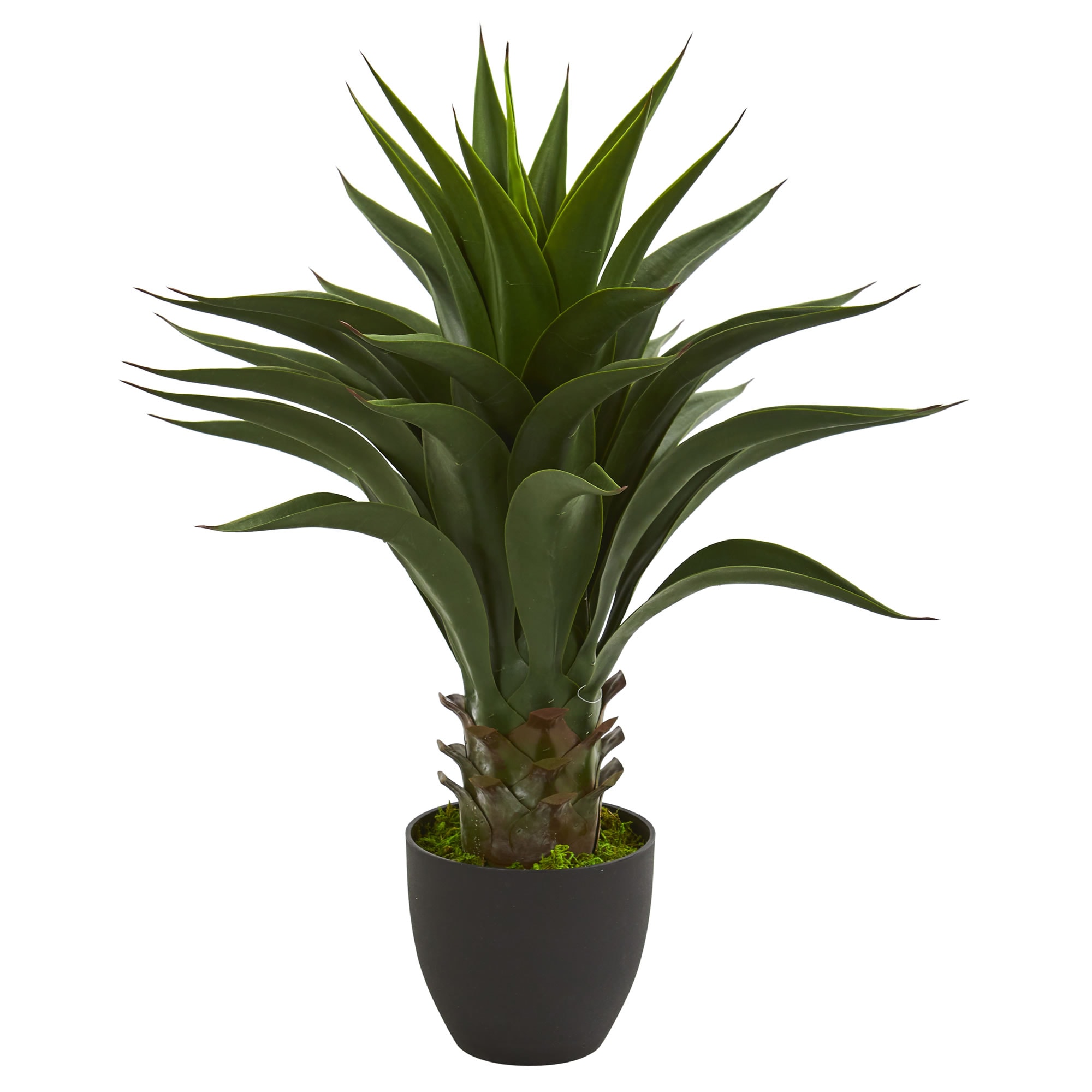 Nearly Natural 6331 28-Inches Green Indoor Floor Agave Artificial plant