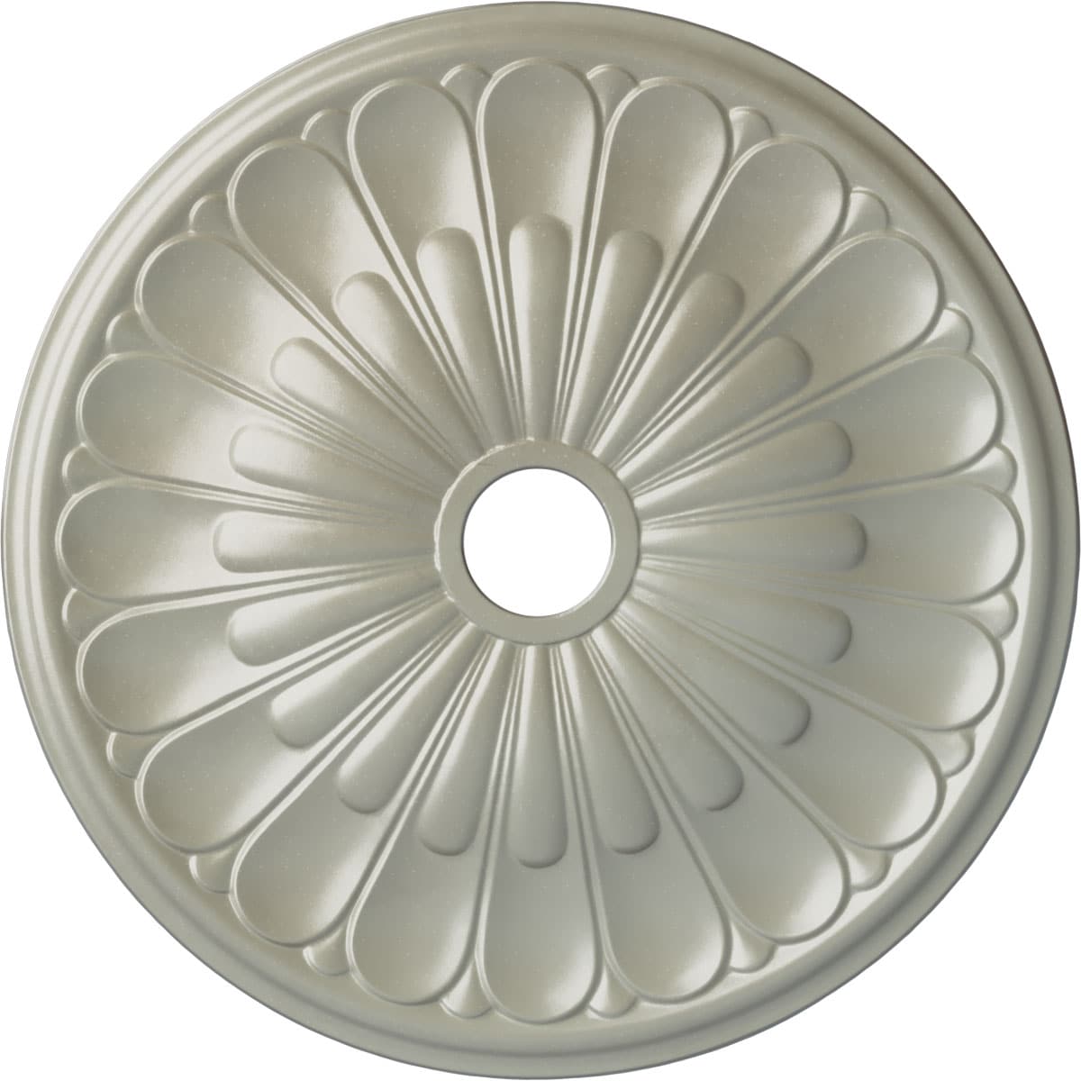 Ekena Millwork CM26ELFCS Elsinore 26.75-in W x 26.75-in L Painted Flash Copper Polyurethane Whole Ceiling Medallion