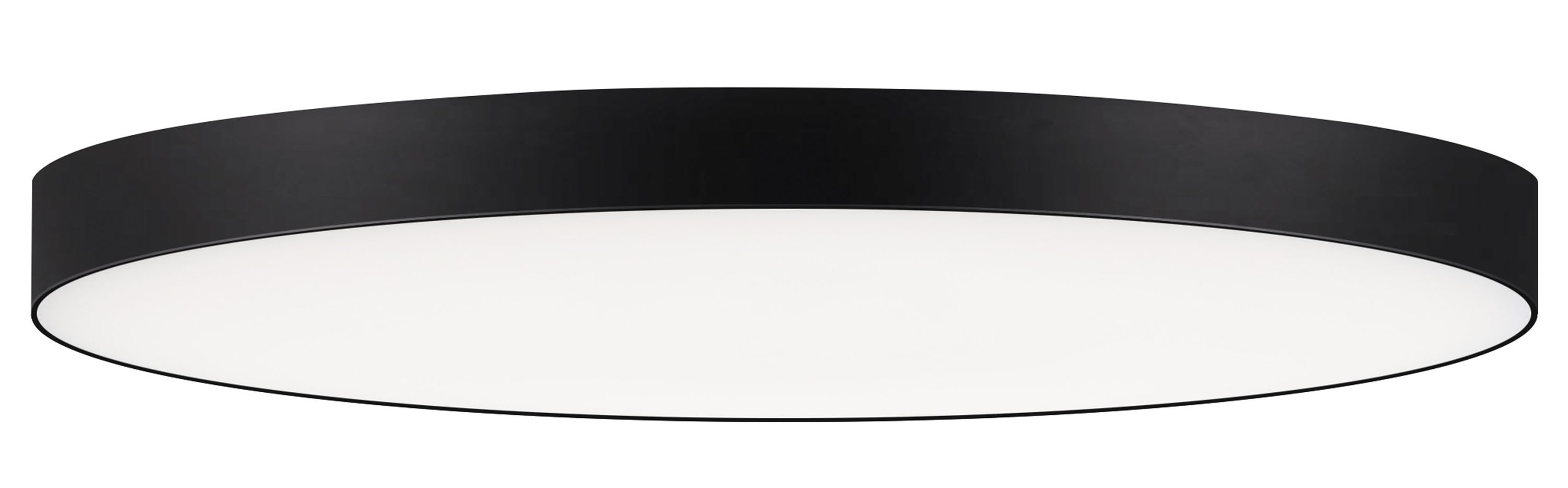 Maxim Trim 16" Black Acrylic LED Flush Mount Ceiling Light