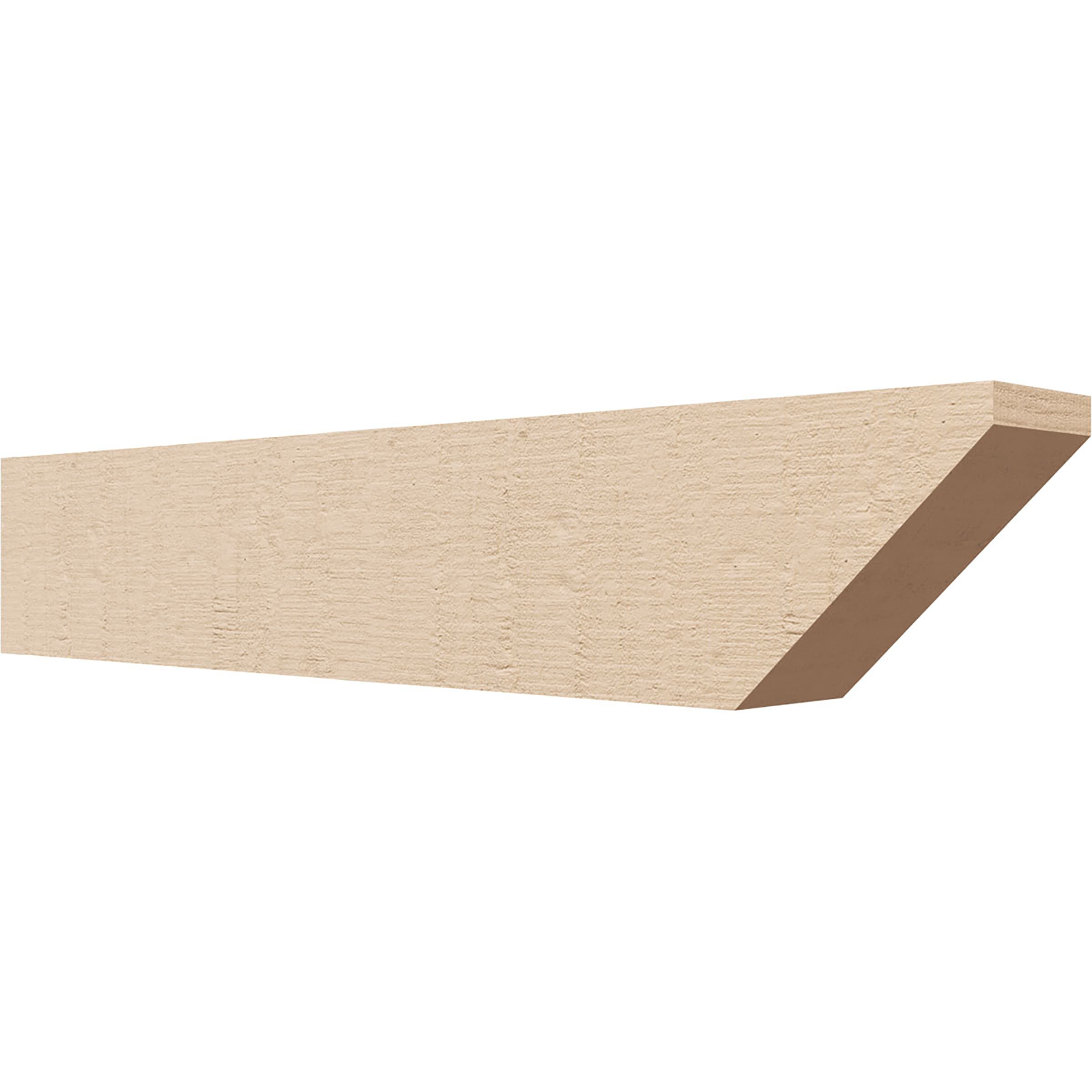 Ekena Millwork RFTU04X06X32CONRCPR Concord Woodgrain 4-in x 6-in x 32-in Brown Urethane Standard bracket