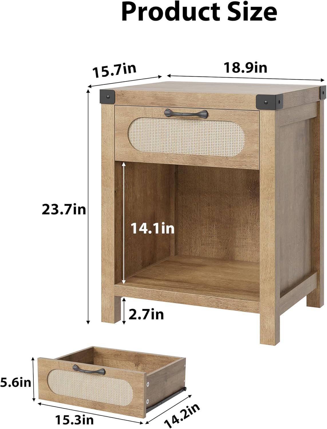 Garvee MIHHZ-H3076SVASCG7 nightstands - View #2